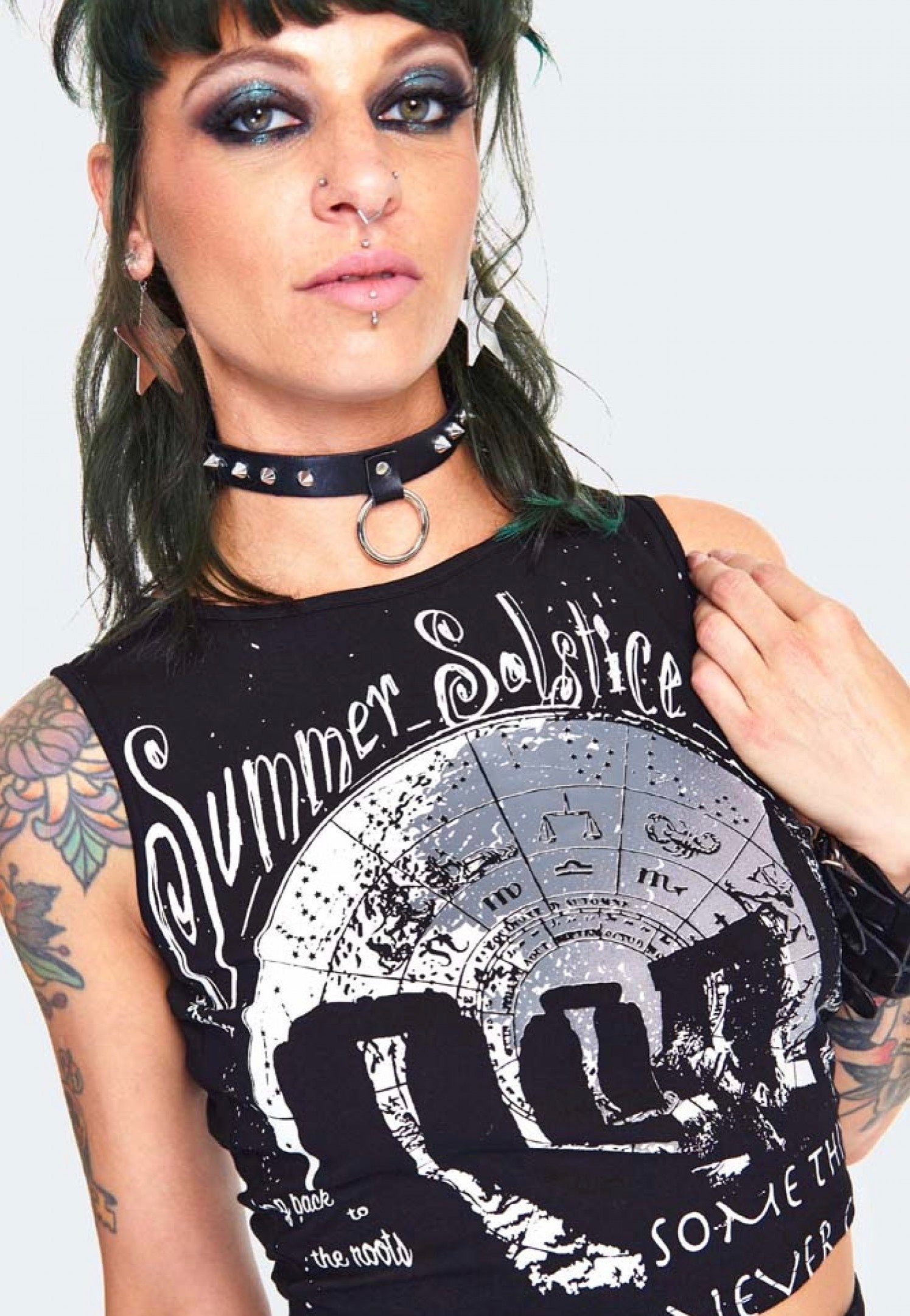 Jawbreaker - Summer Solstice Black - Crop Top | Women-Image