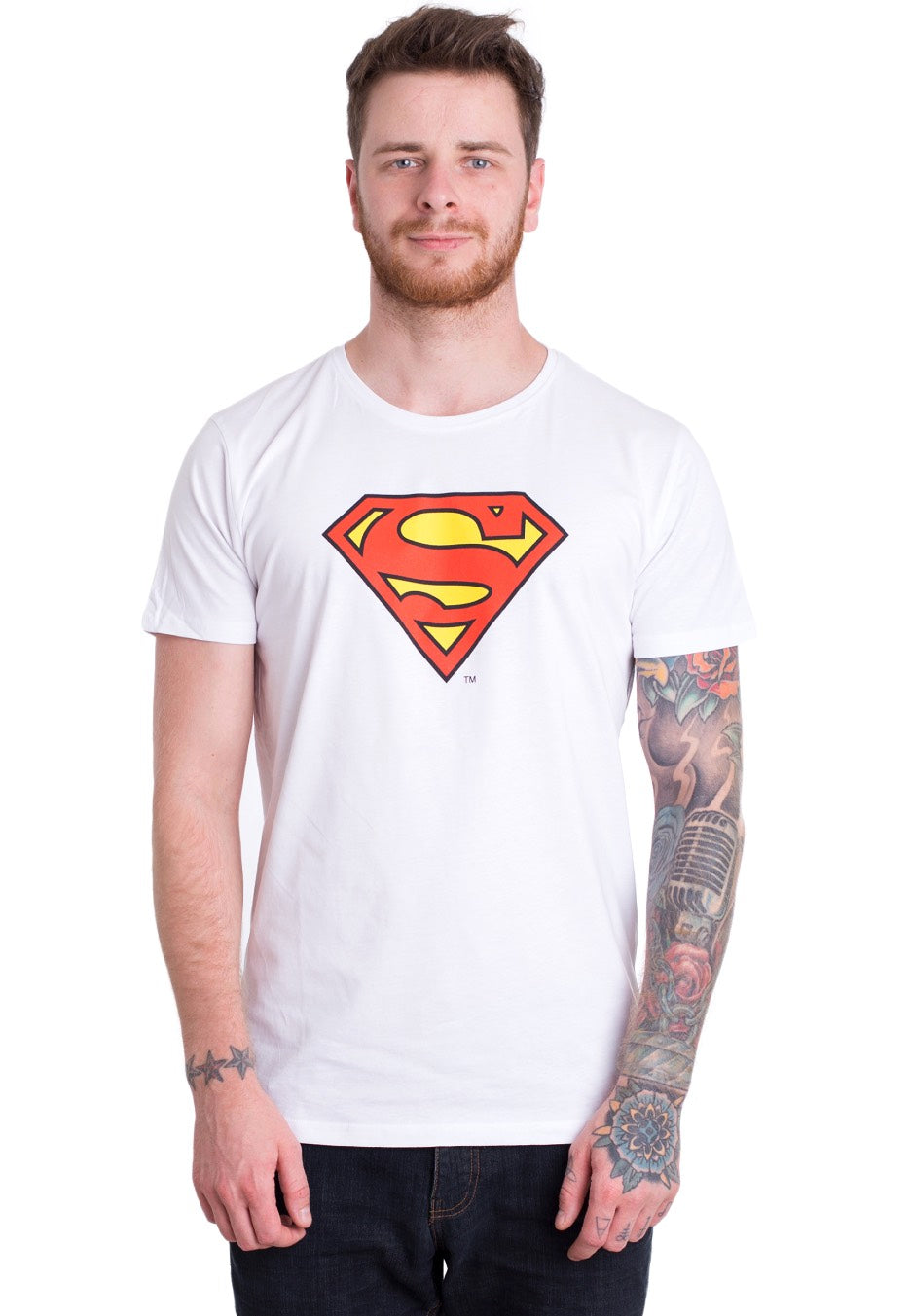 Superman - Logo White - T-Shirt | Men-Image