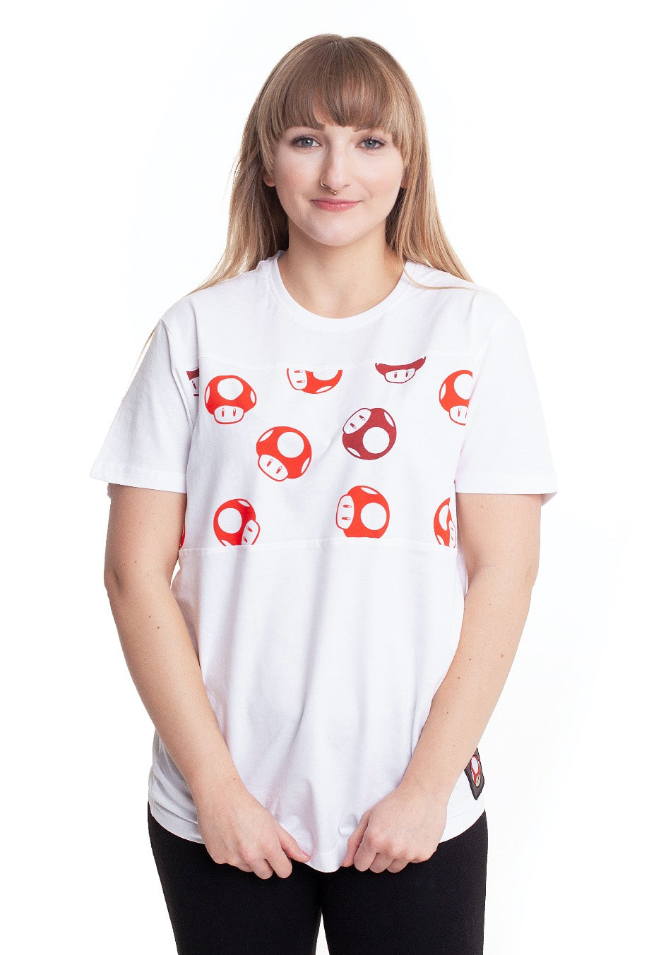 Super Mario - AOP Toad White - T-Shirt | Women-Image