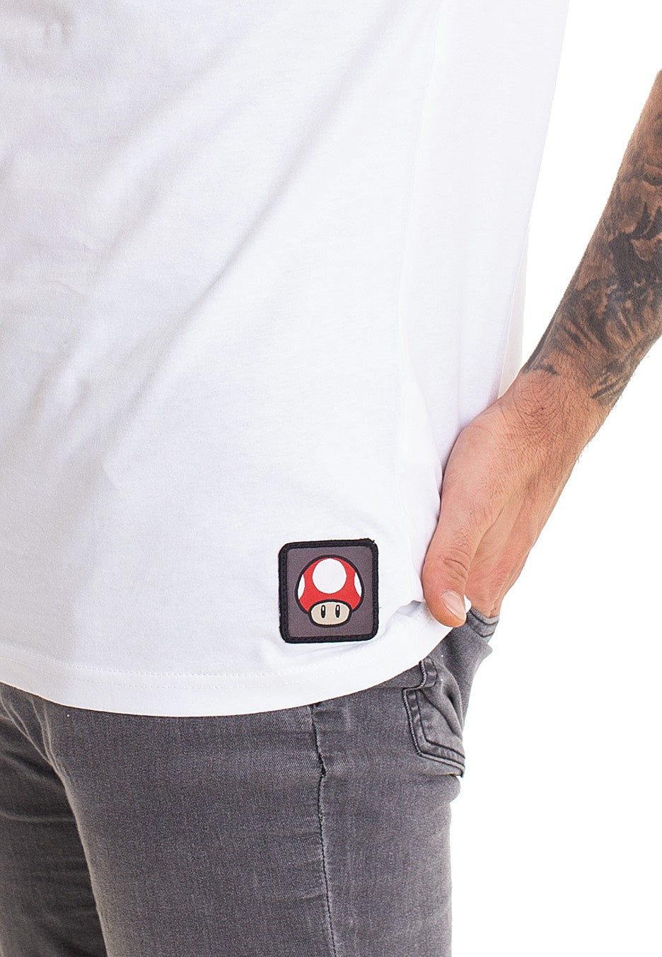 Super Mario - AOP Toad White - T-Shirt | Men-Image