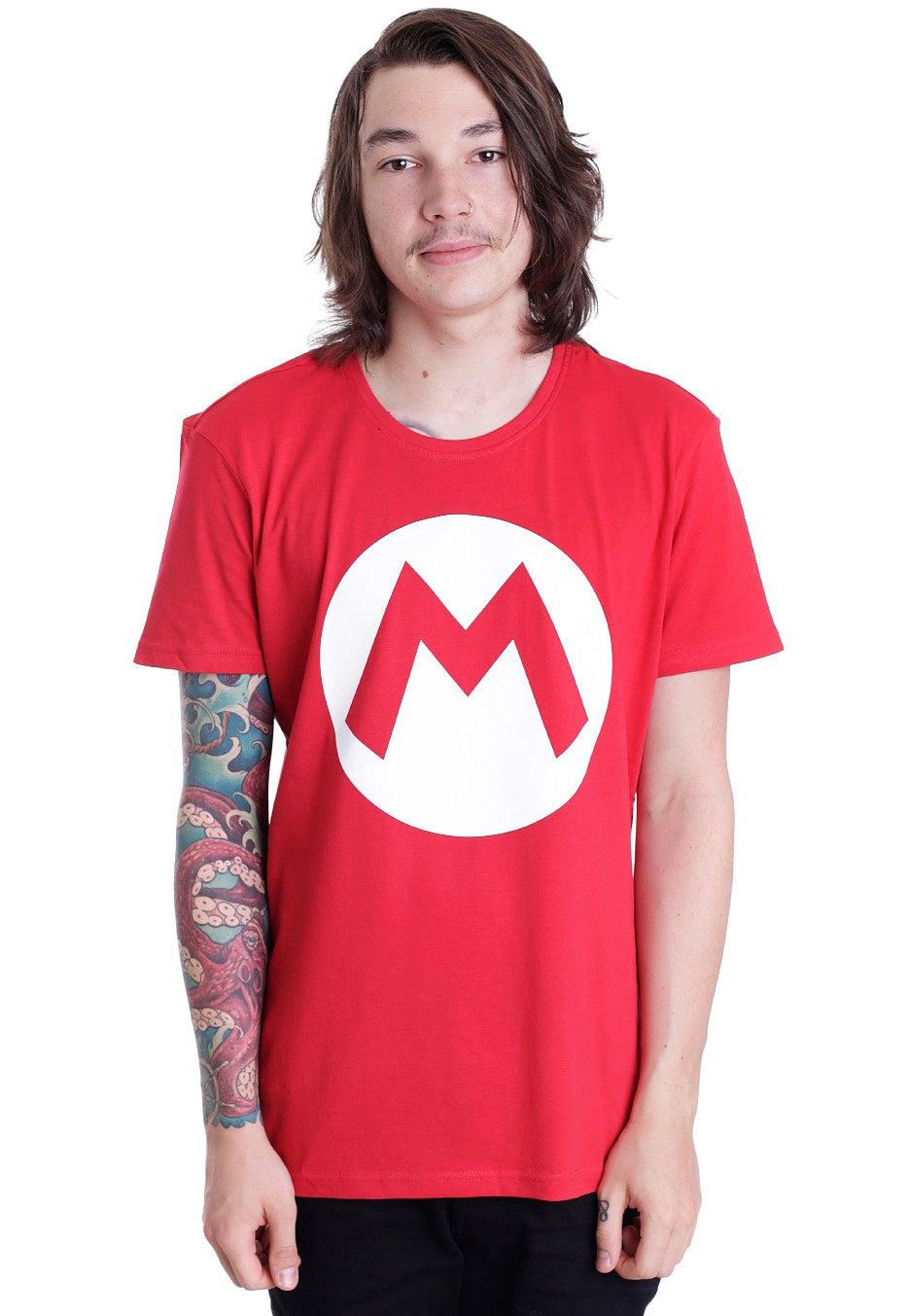 Super Mario - Big M Red - T-Shirt | Men-Image