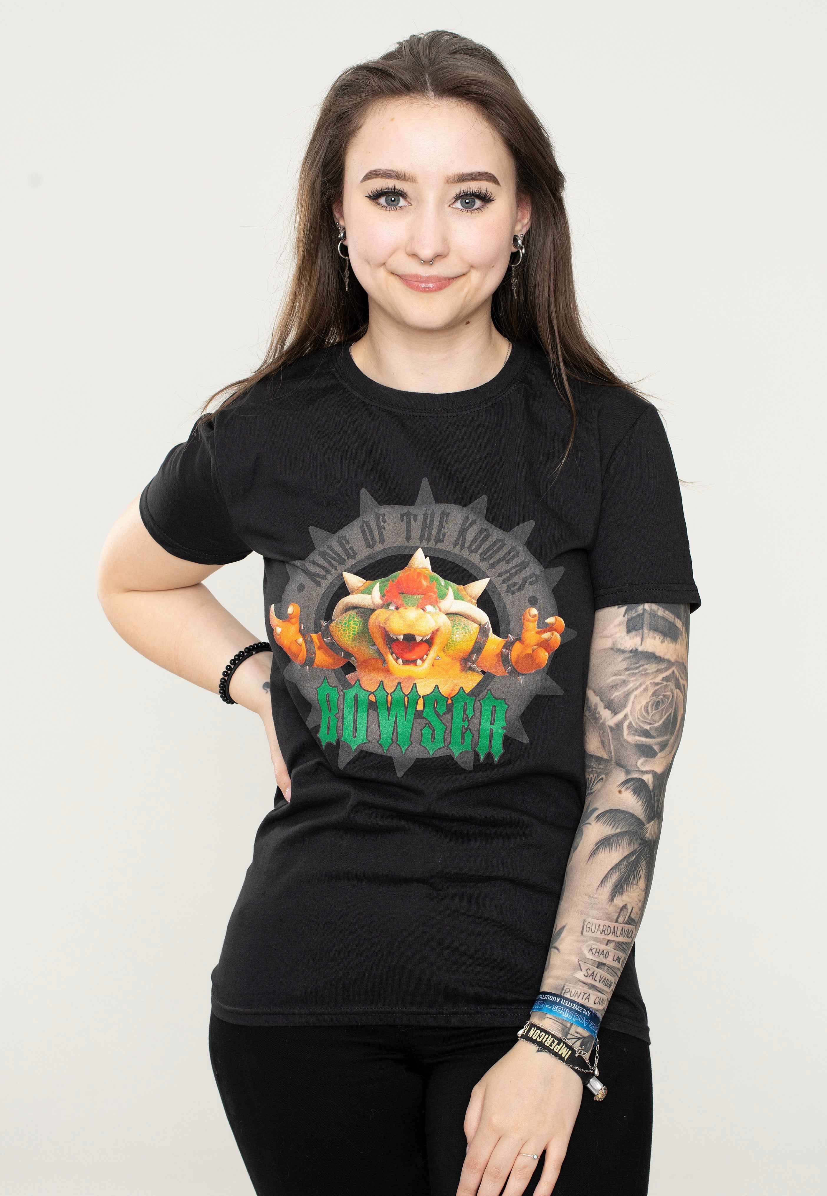Super Mario - Bowser Circle - T-Shirt | Women-Image