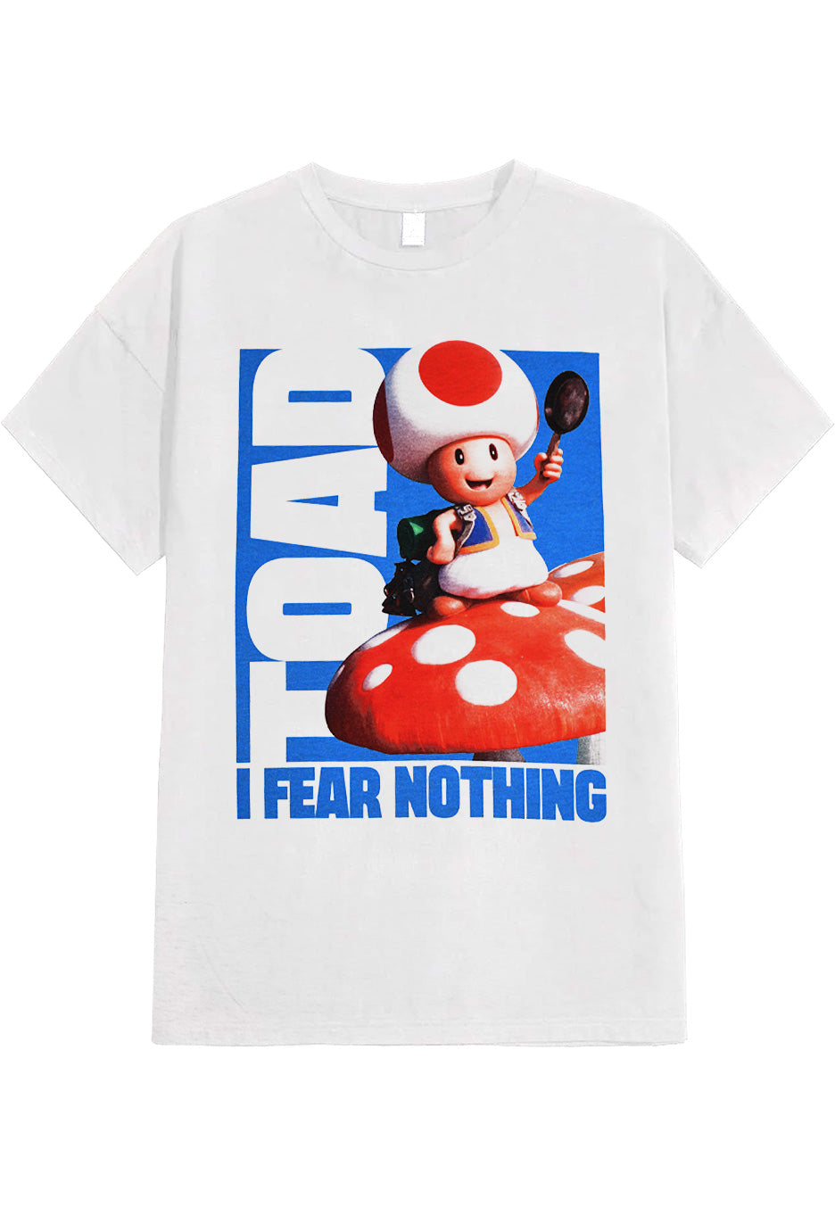 Super Mario - Toad White - T-Shirt | Neutral-Image