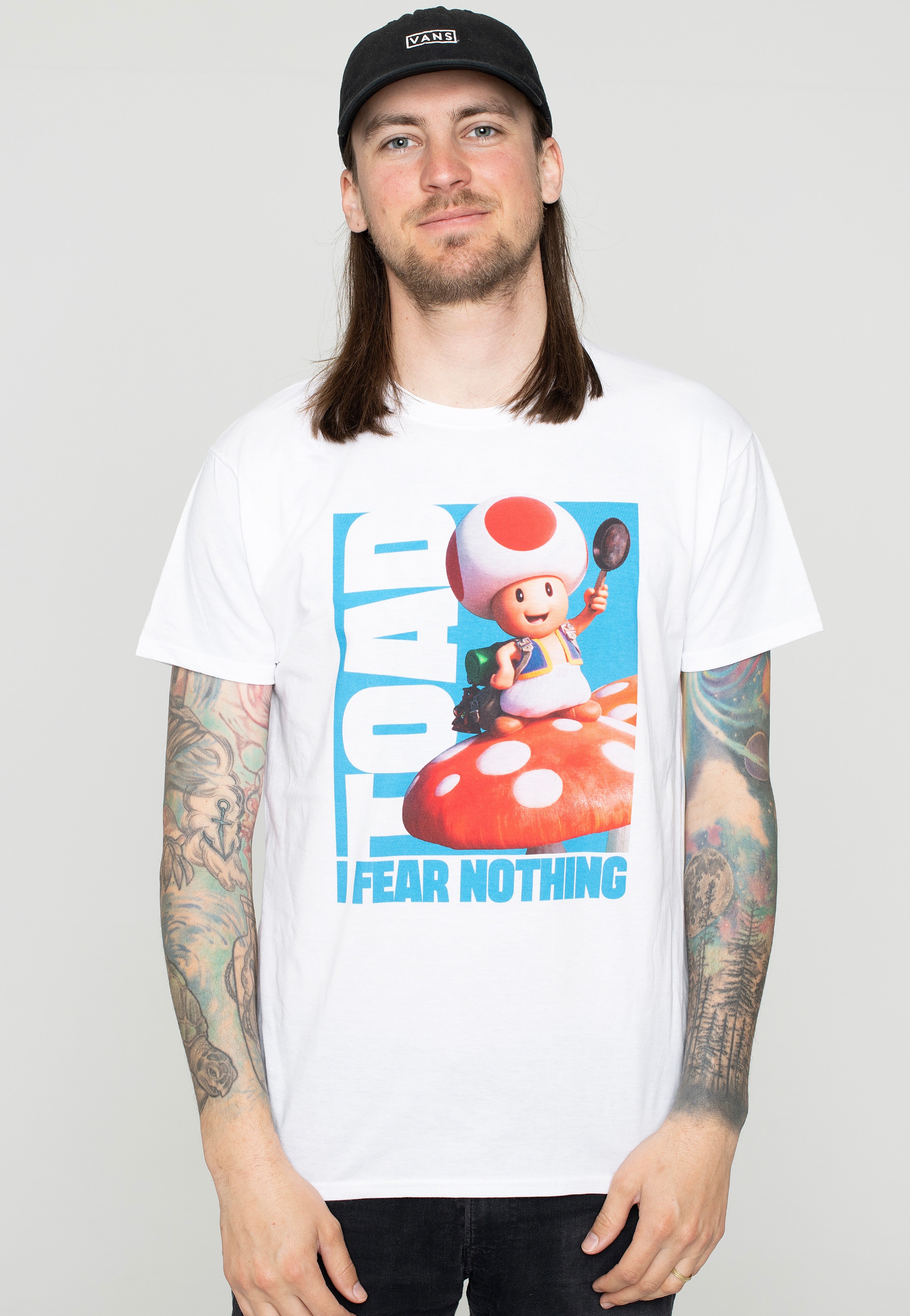 Super Mario - Toad White - T-Shirt | Men-Image