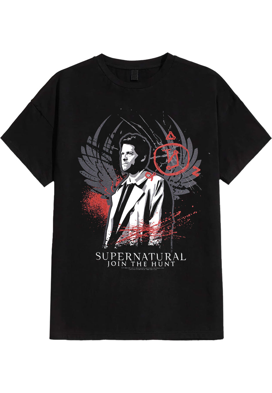 Supernatural - Join The Hunt Wings - T-Shirt | Neutral-Image