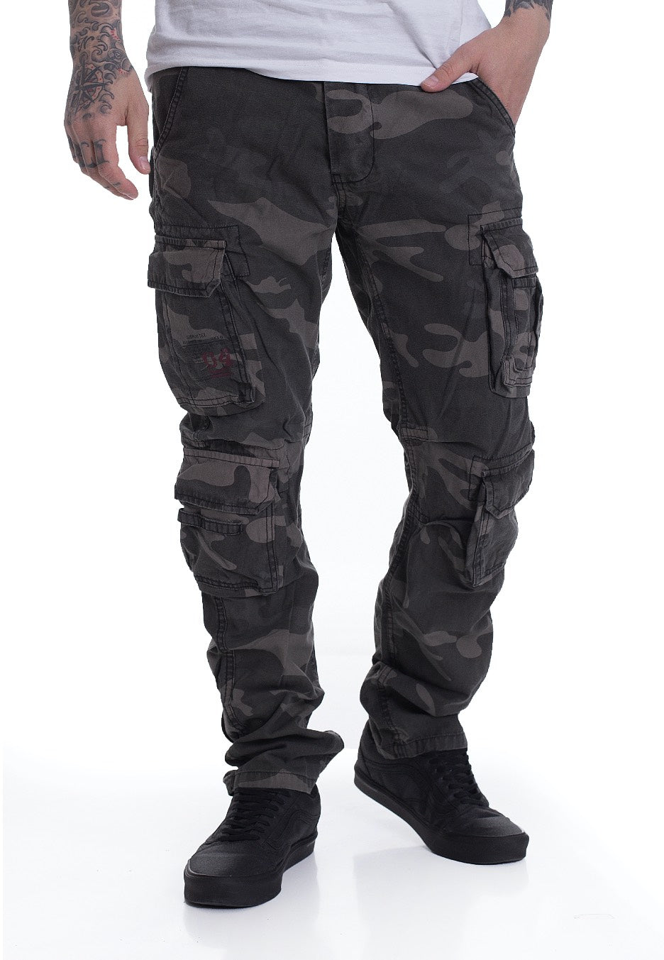 Surplus - Airborne Slimmy Blackcamo - Pants | Men-Image