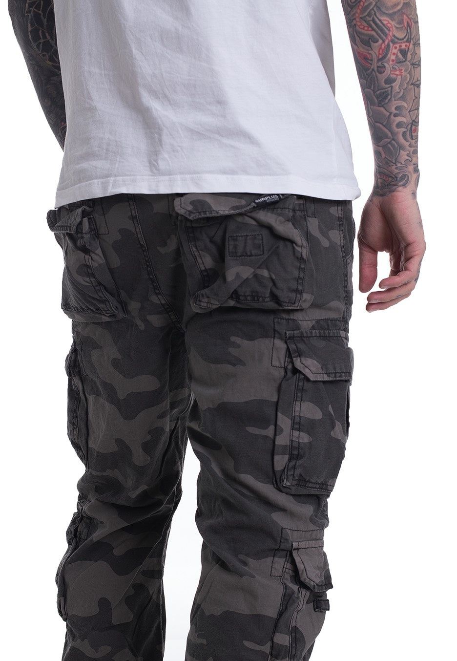 Surplus - Airborne Slimmy Blackcamo - Pants | Men-Image