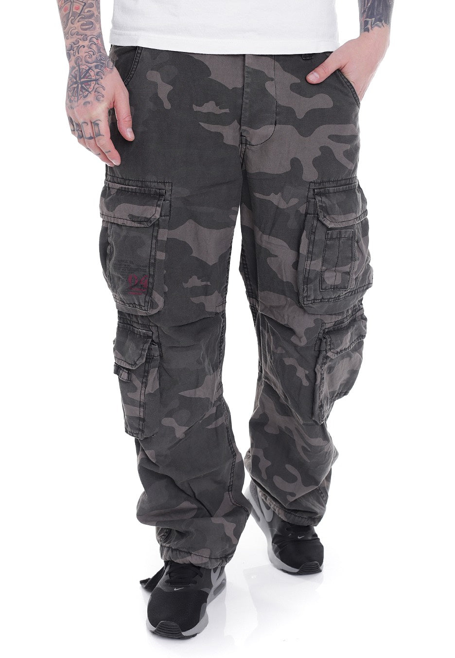 Surplus - Airborne Vintage Black Camo - Pants | Men-Image