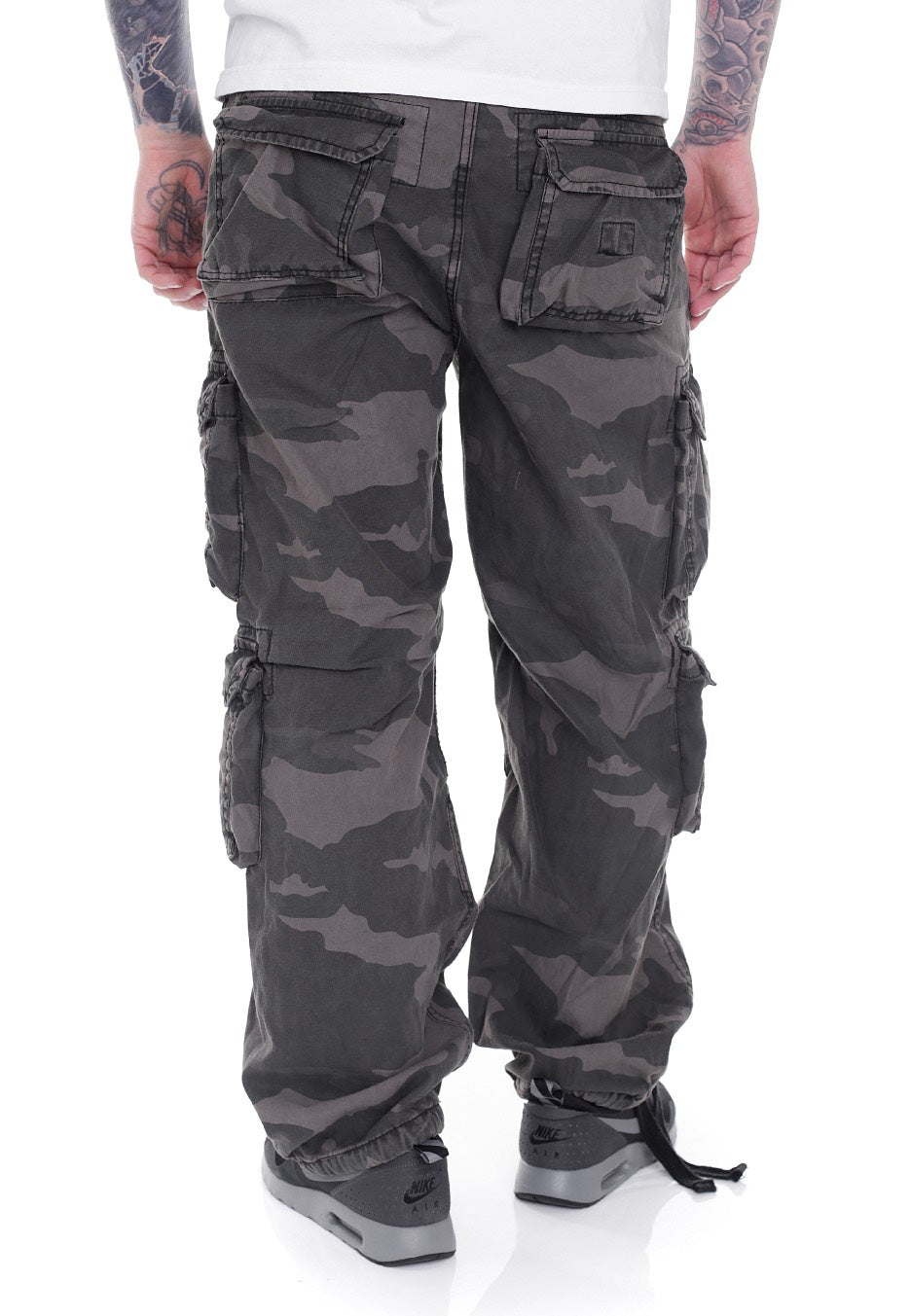 Surplus - Airborne Vintage Black Camo - Pants | Men-Image