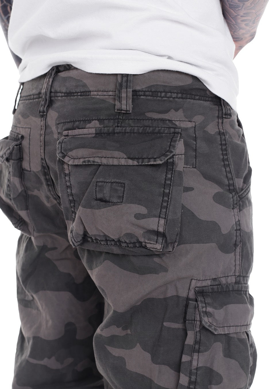 Surplus - Airborne Vintage Black Camo - Pants | Men-Image