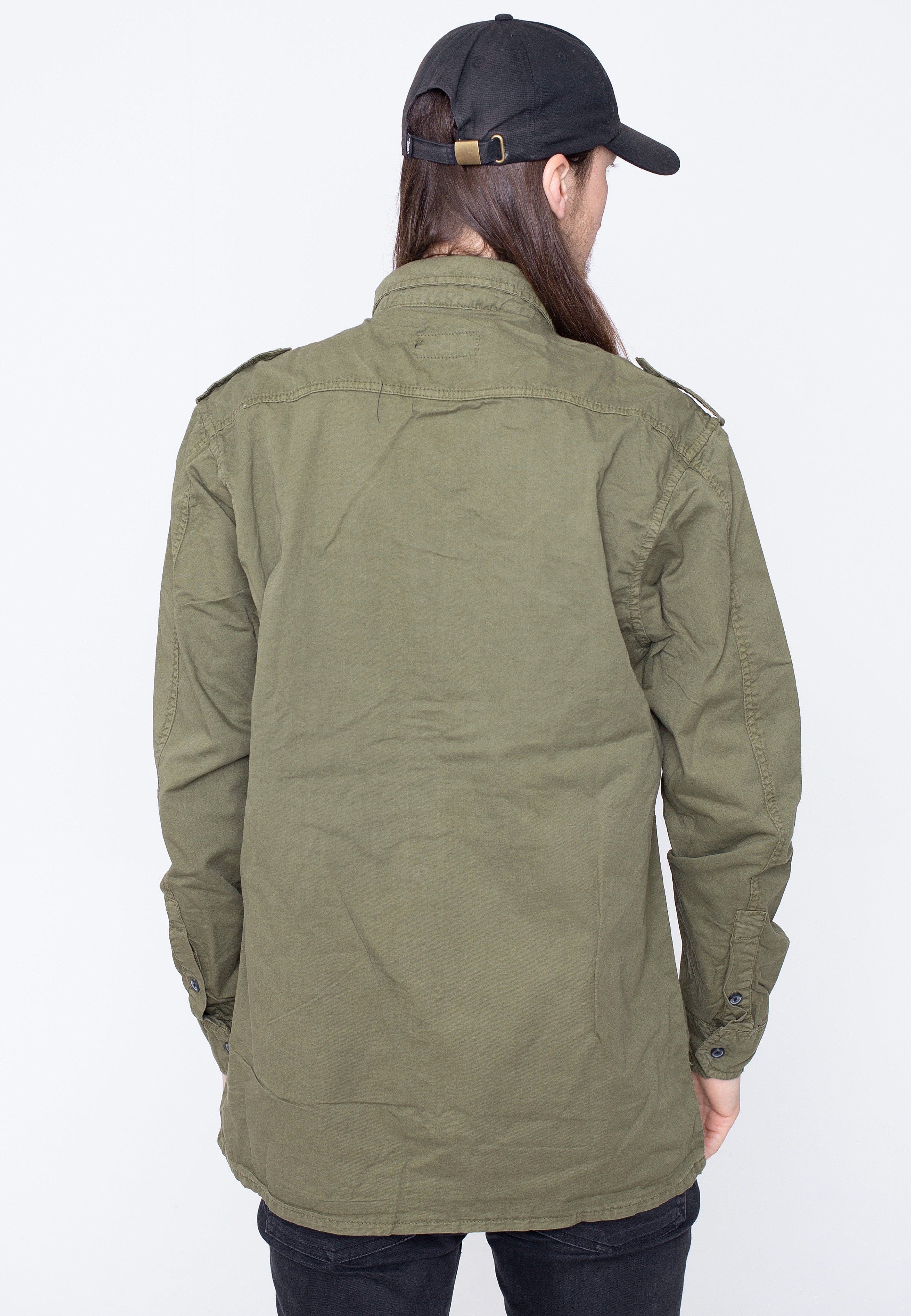 Surplus - M65 Basic Long Arm Olive - Shirt | Men-Image