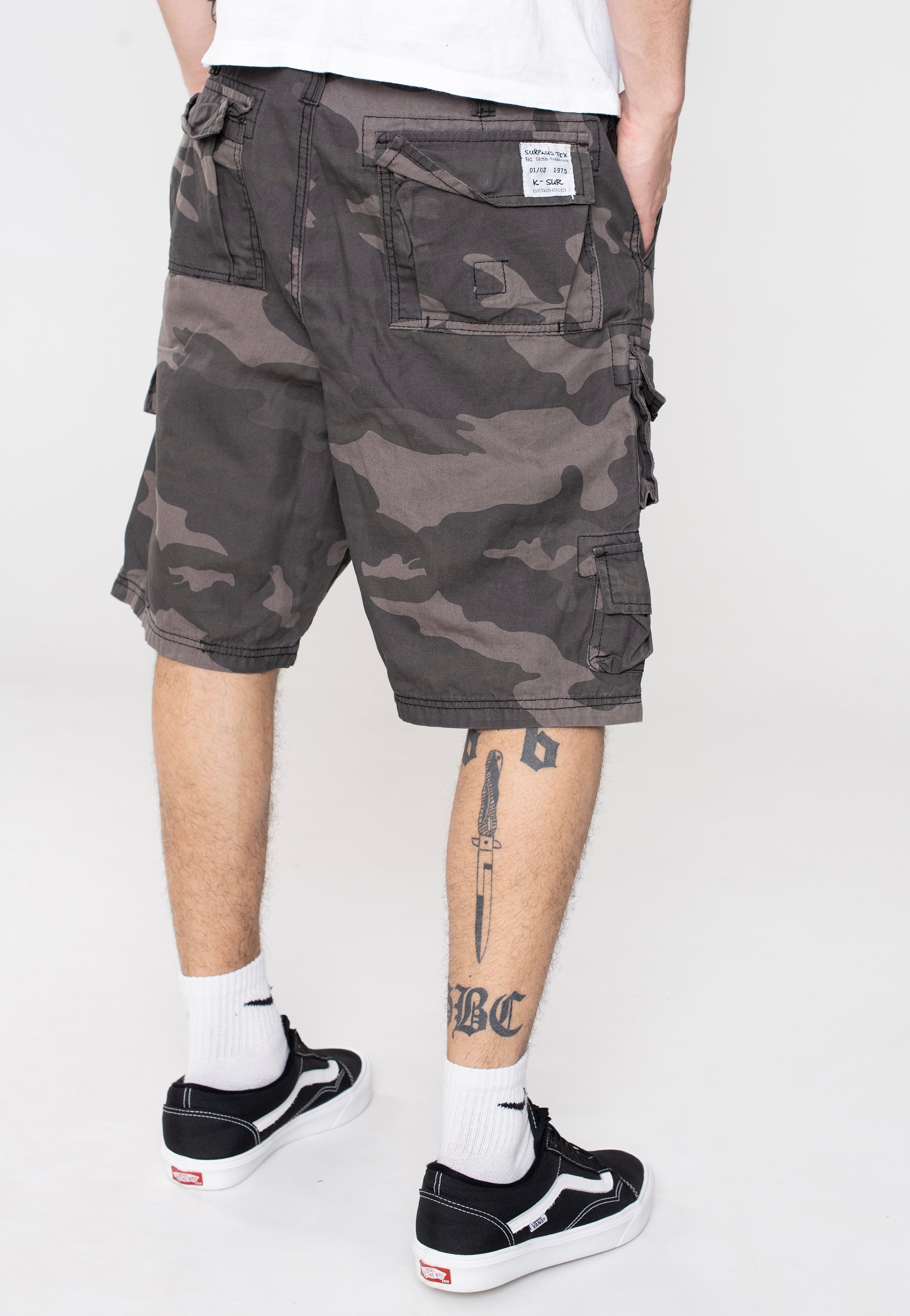 Surplus - Trooper Black Camo - Shorts | Men-Image