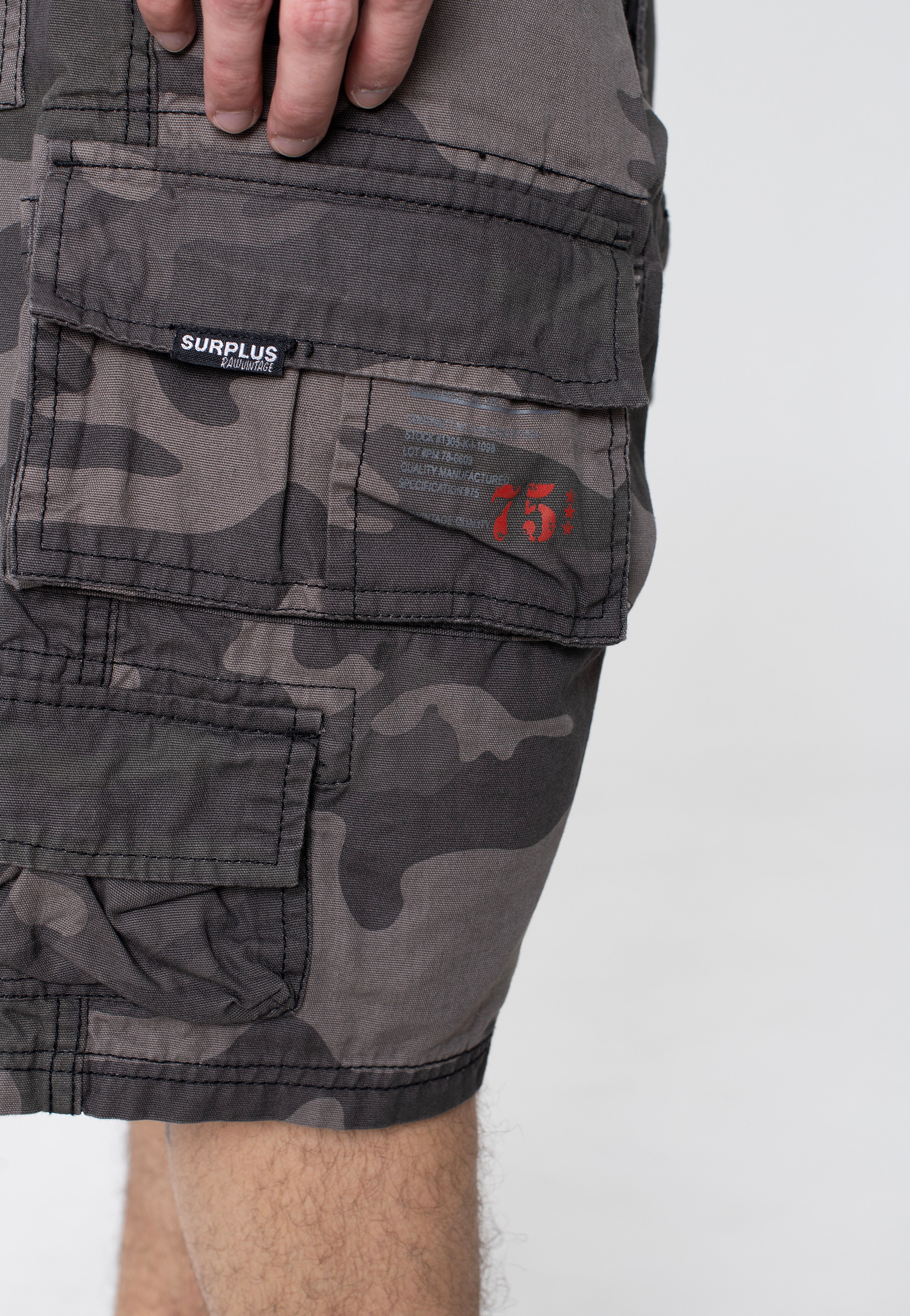 Surplus - Trooper Black Camo - Shorts | Men-Image