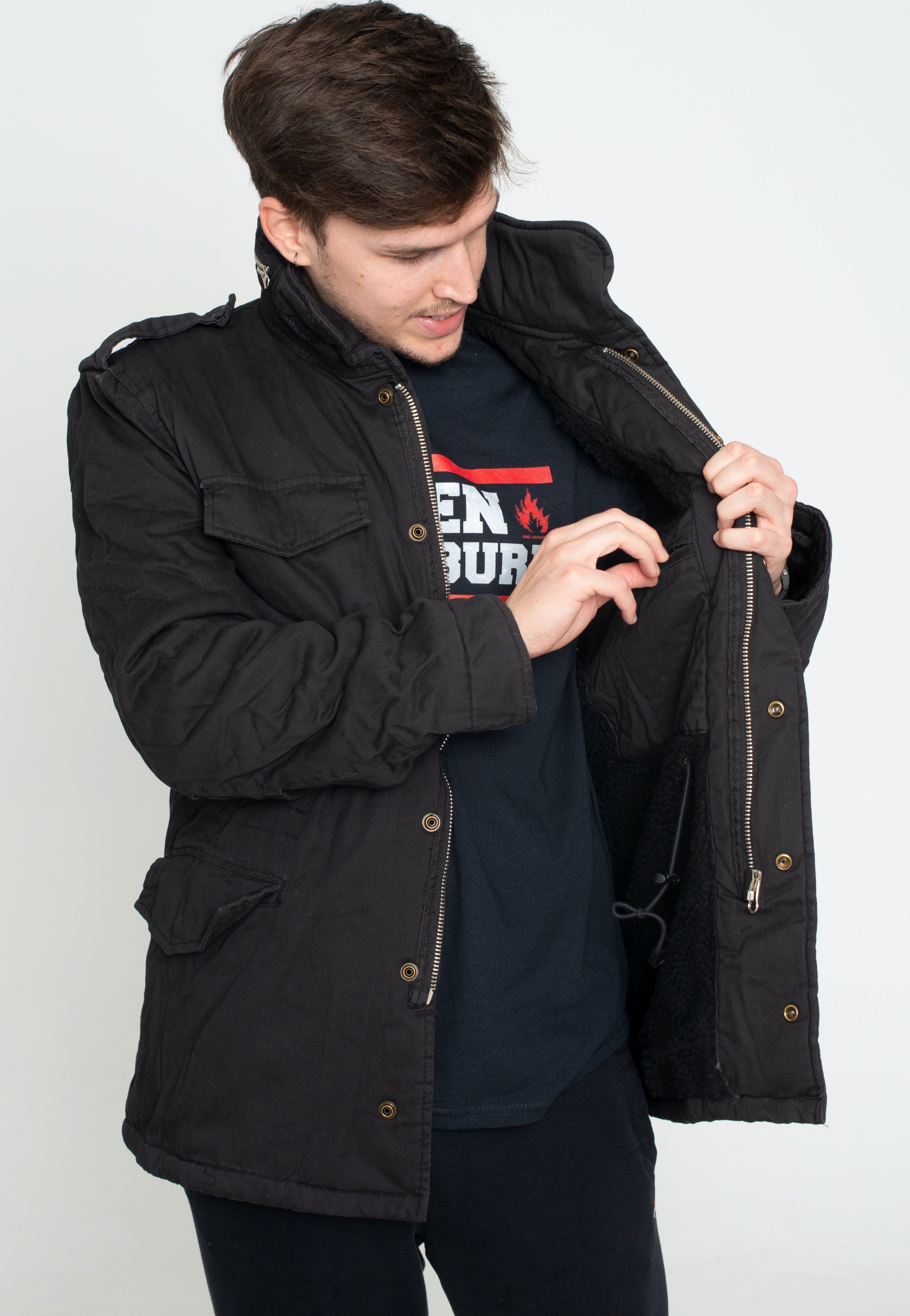 Surplus - Paratrooper Black - Jacket | Men-Image