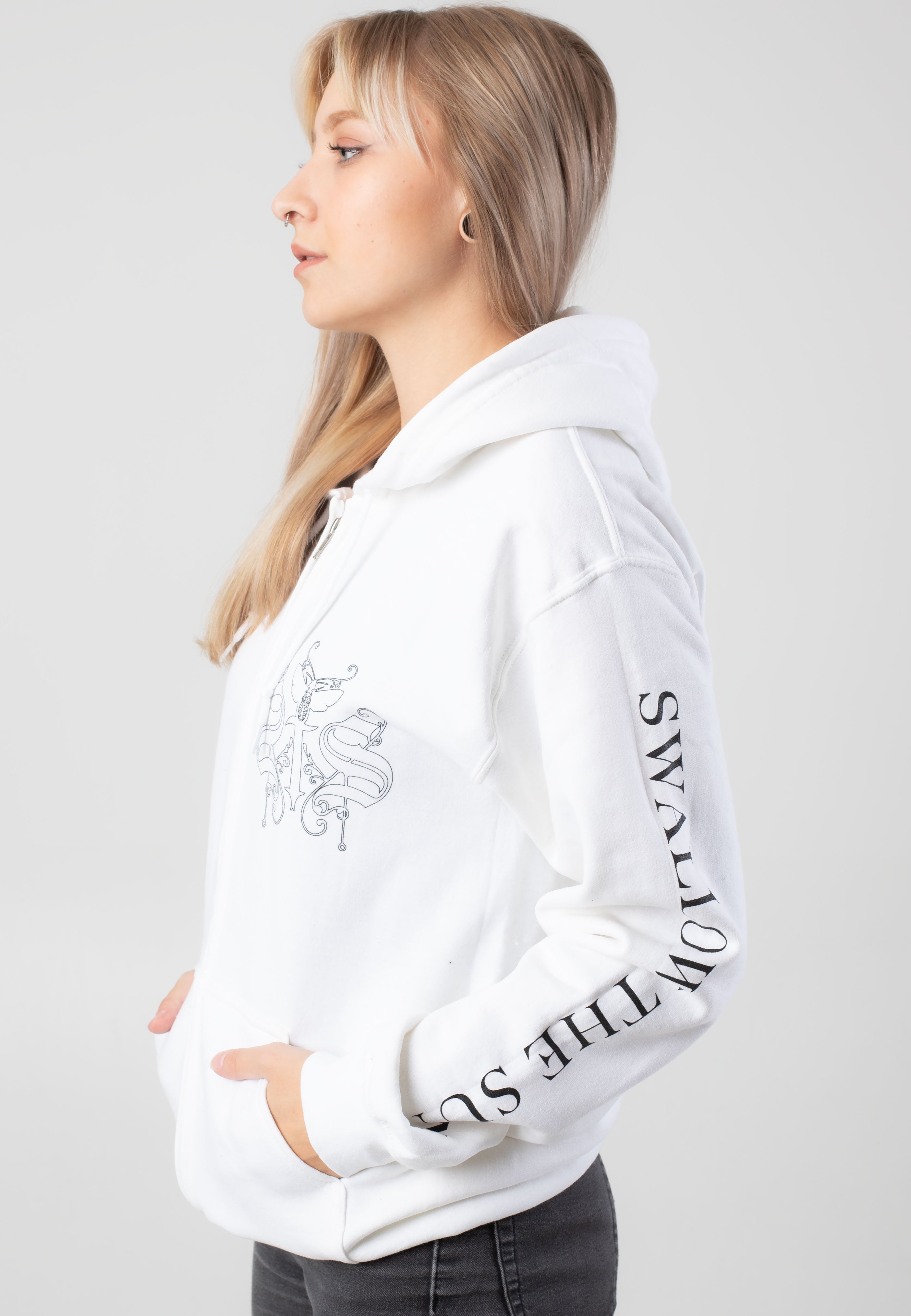 Swallow The Sun - Diamonds White - Zipper | Women-Image