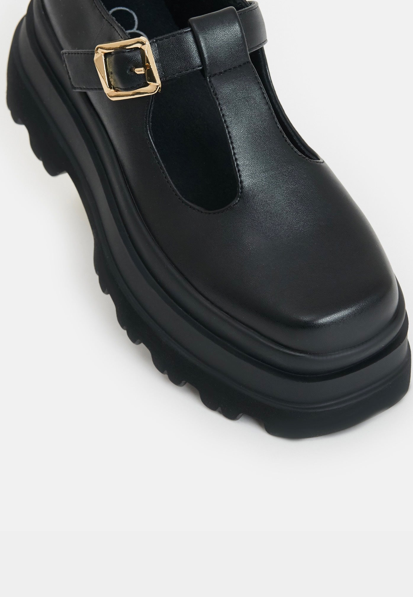 Koi Footwear - Silent Amity Trident Platform Mary Janes Black - Girl Shoes | Women-Image