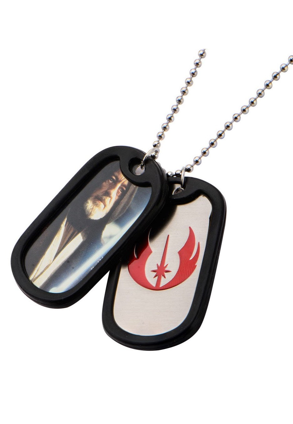 Star Wars - Obi-Wan Kenobi and Jedi Symbol - Dog Tag | Neutral-Image