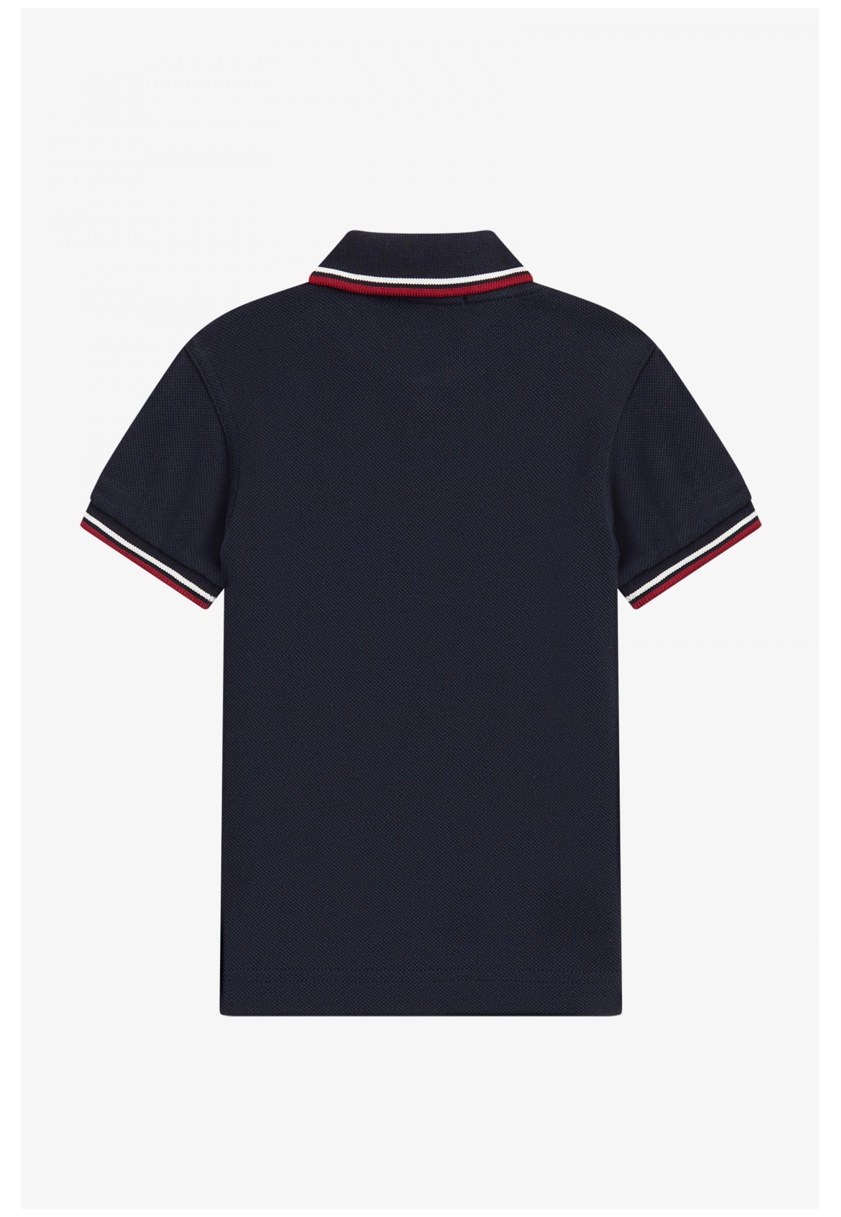 Fred Perry - My First Navy/Snow White/Burnt Red - Polo | Men-Image