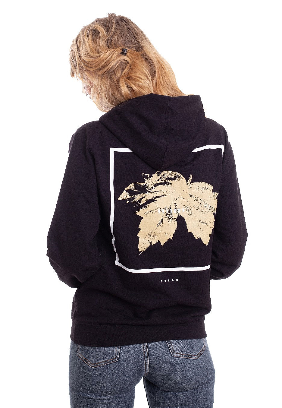 Sylar - Leaf Embroidered - Hoodie | Women-Image