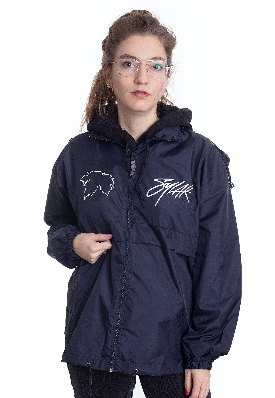 Sylar - Leaf Navy - Windbreaker | Women-Image