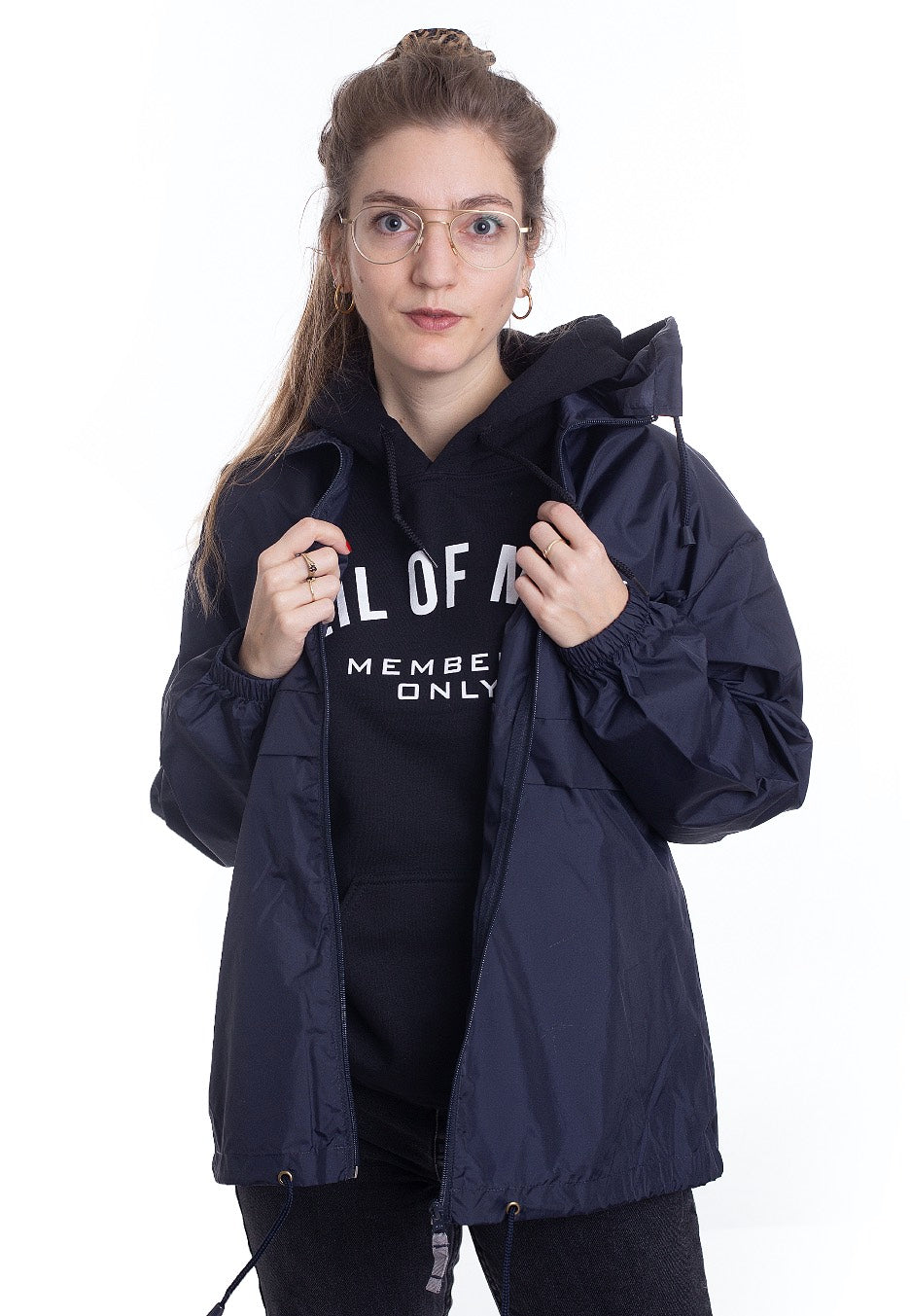 Sylar - Leaf Navy - Windbreaker | Women-Image