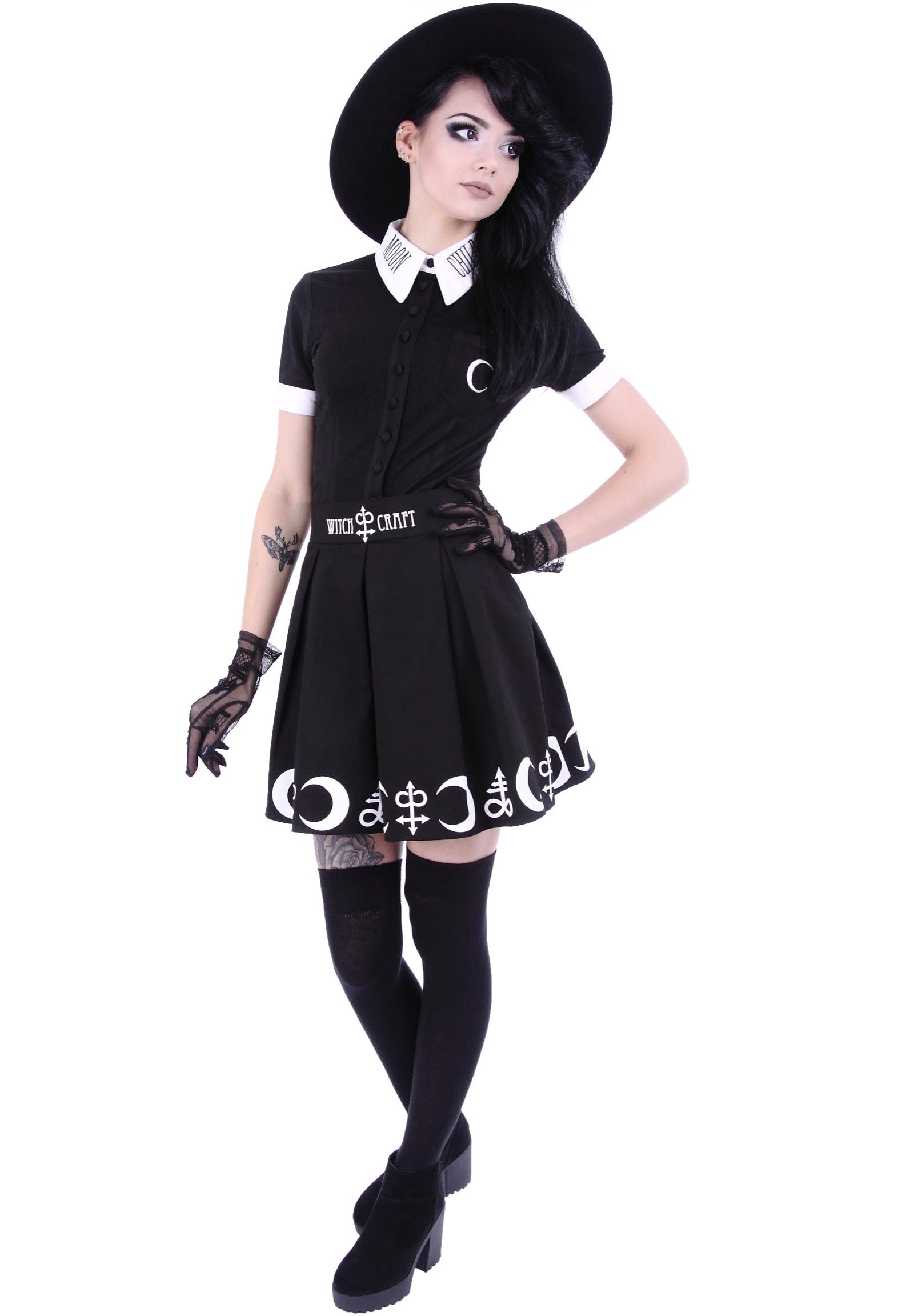 Restyle - Symbol Black/White - Skirt | Women-Image