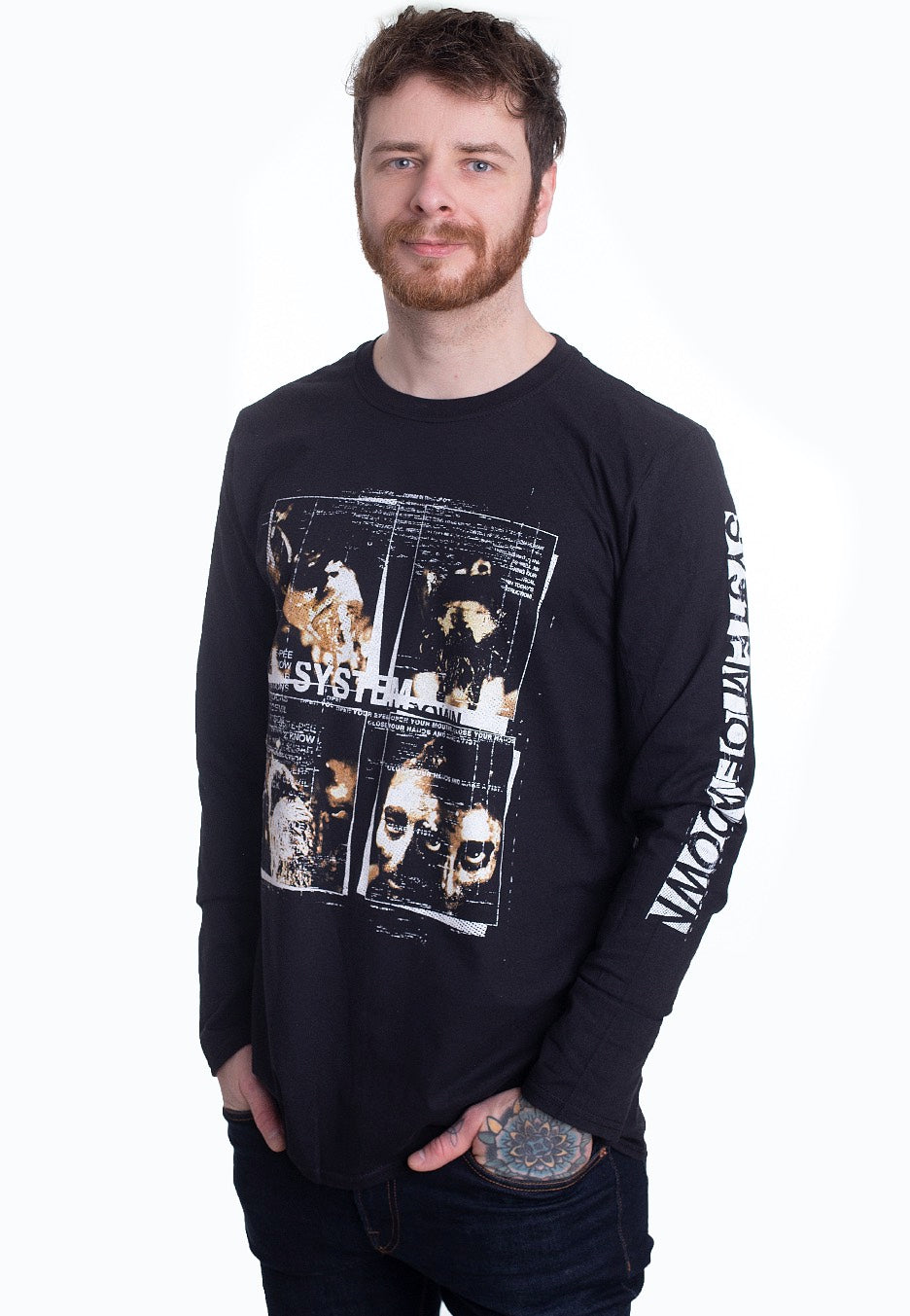 System Of A Down - Face Boxes - Longsleeve | Men-Image