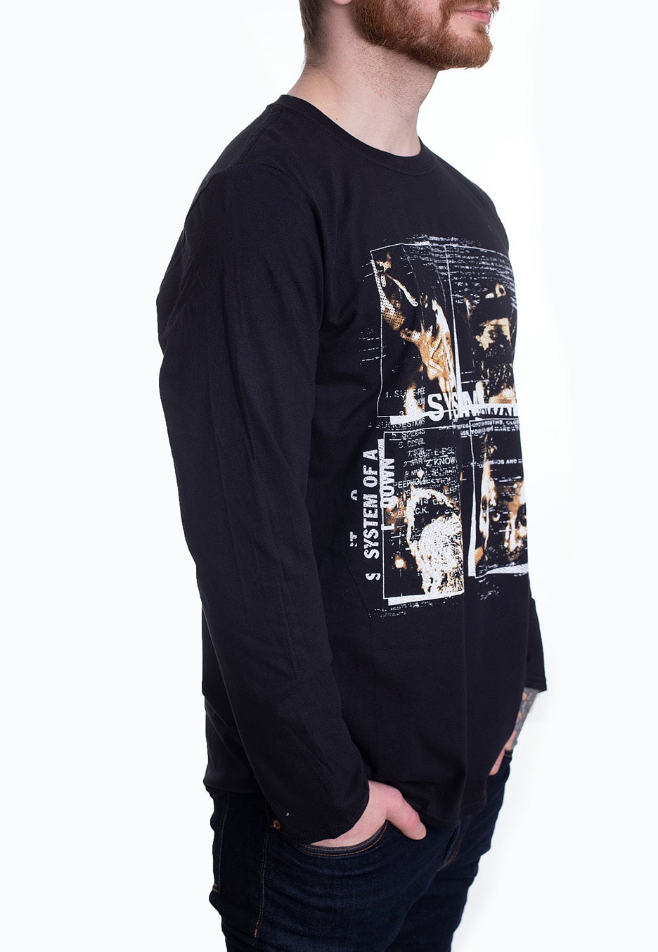 System Of A Down - Face Boxes - Longsleeve | Men-Image