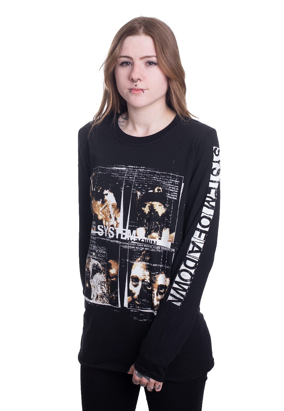 System Of A Down - Face Boxes - Longsleeve | Women-Image