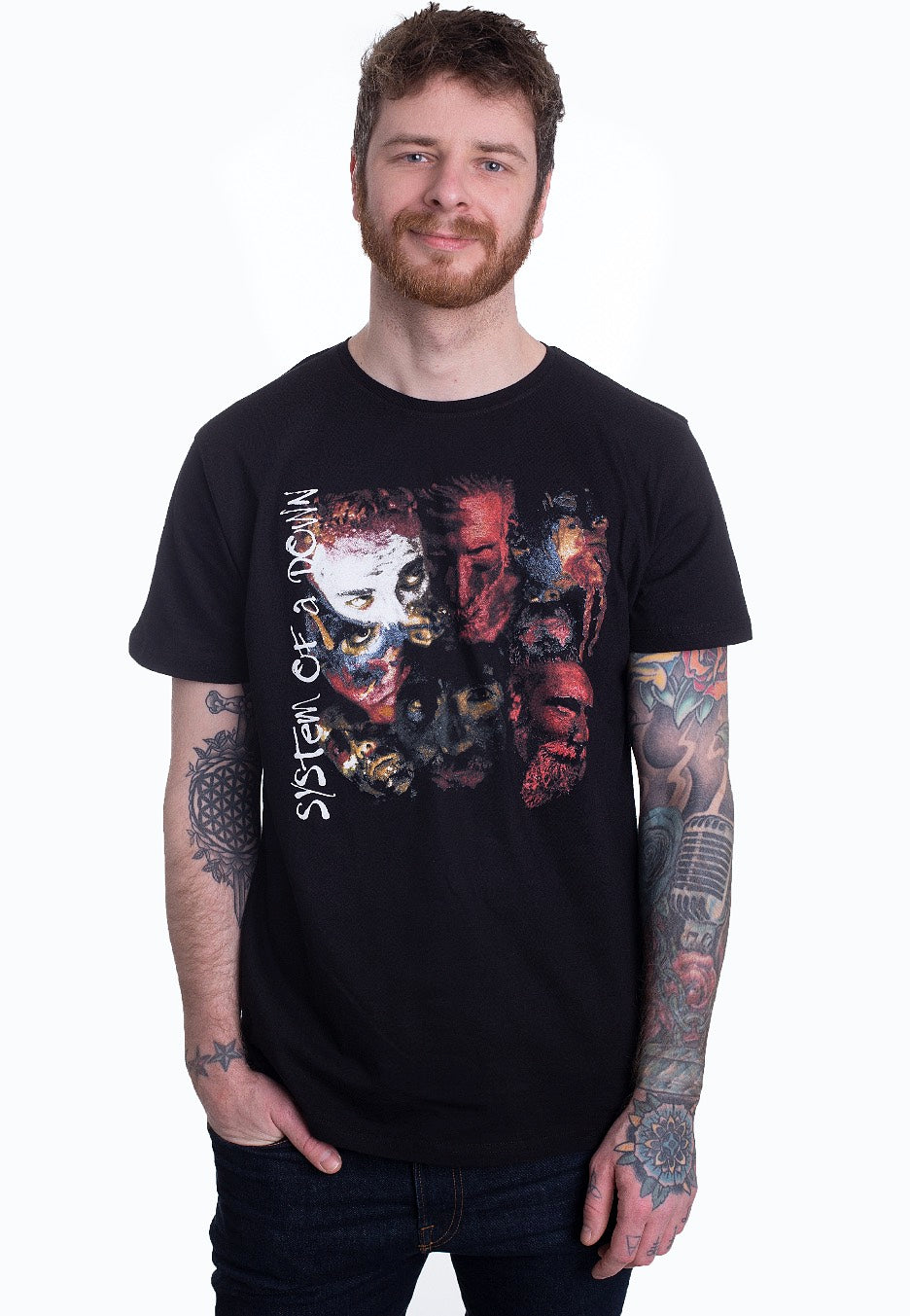 System Of A Down - Painted Faces - T-Shirt | Men-Image