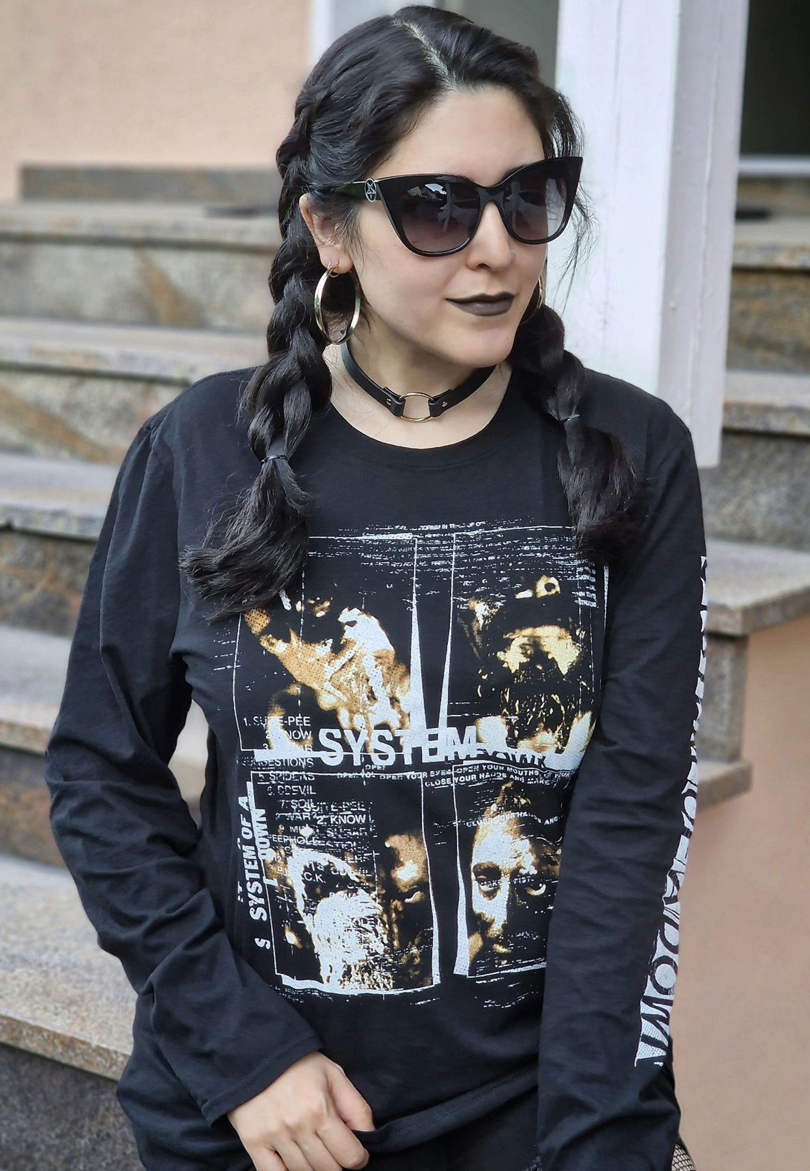 System Of A Down - Face Boxes - Longsleeve | Women-Image