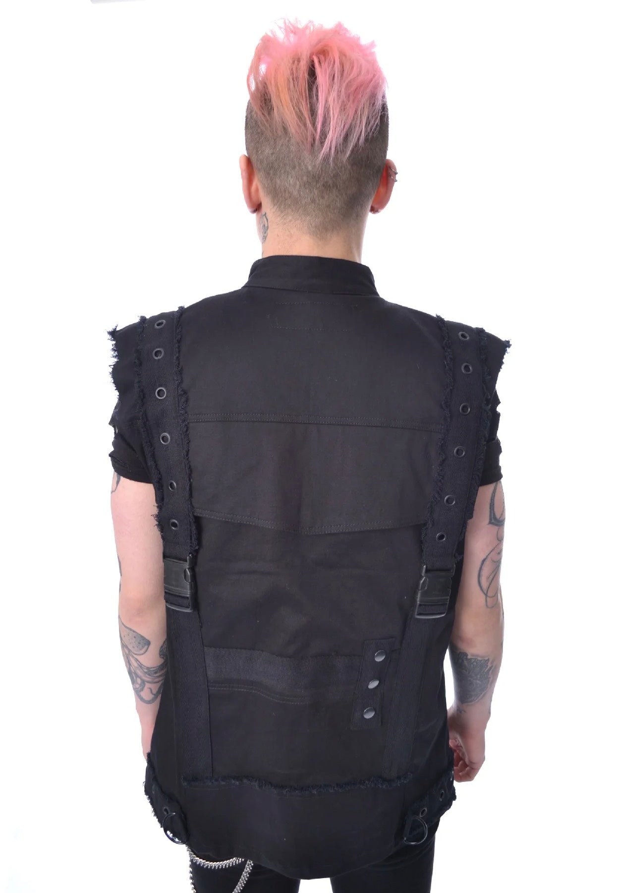 Chemical Black - Rafi Black - Vest | Men-Image