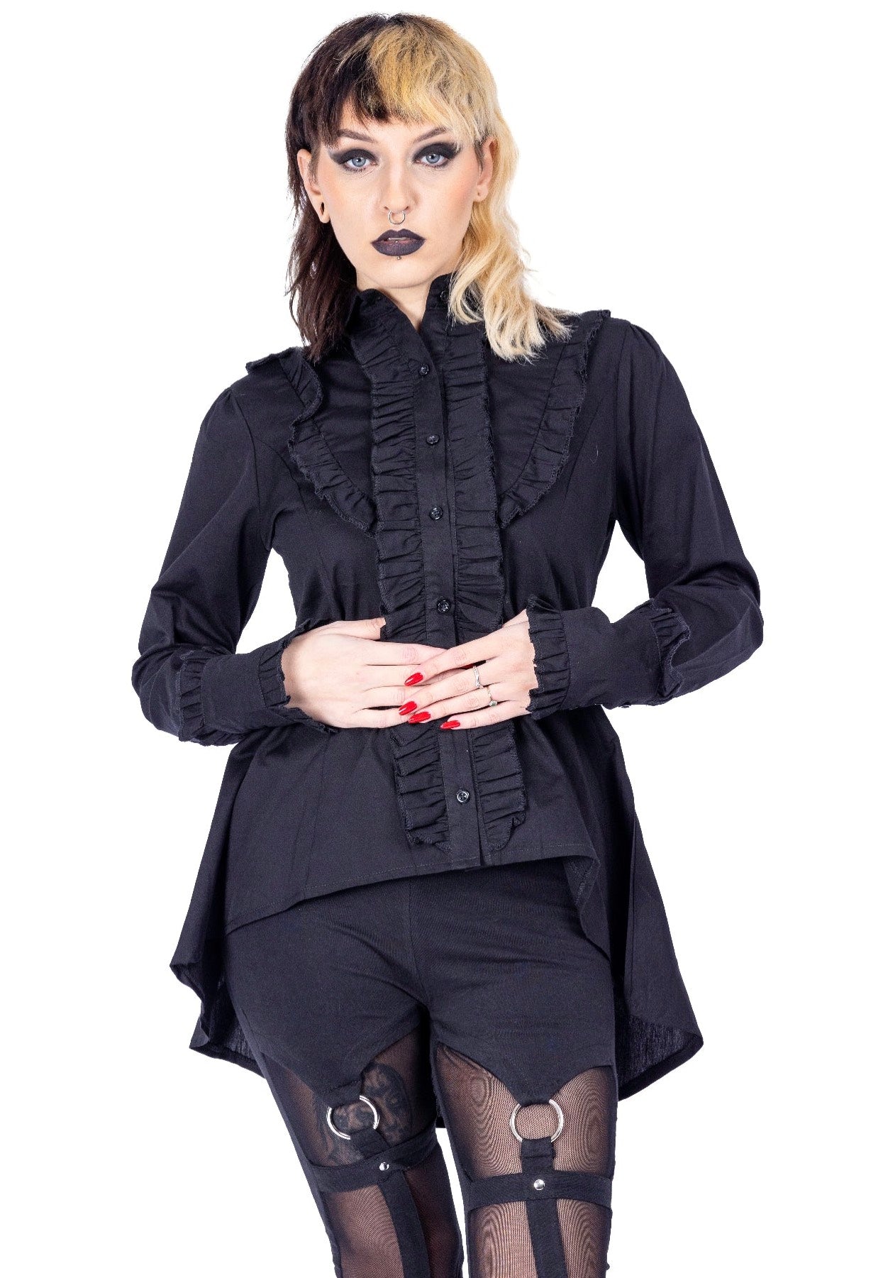 Poizen Industries - Thora Black - Blouse | Women-Image