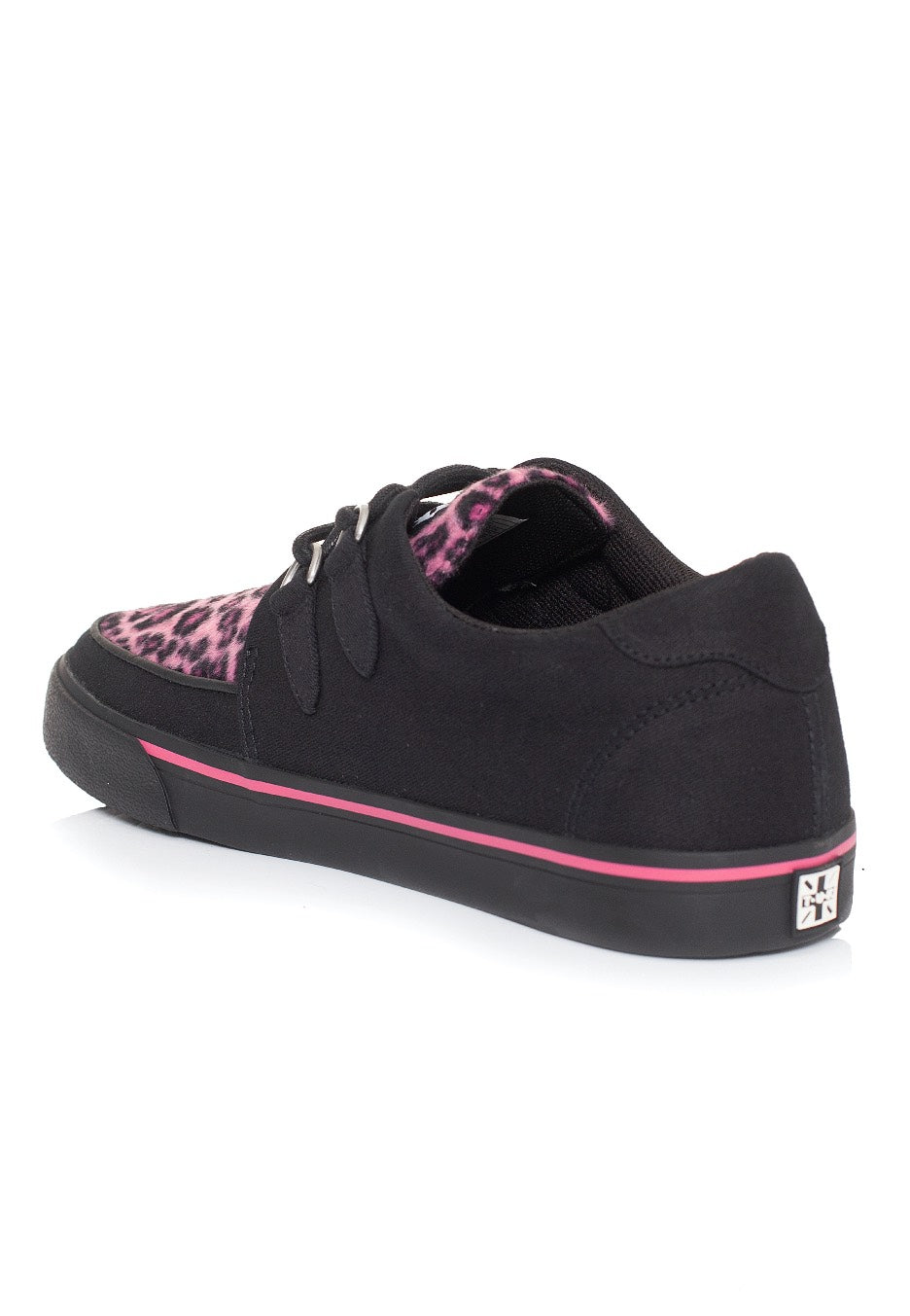 T.U.K. - VLK Creeper Sneaker Pink Leopard Vamp - Girl Shoes | Women-Image