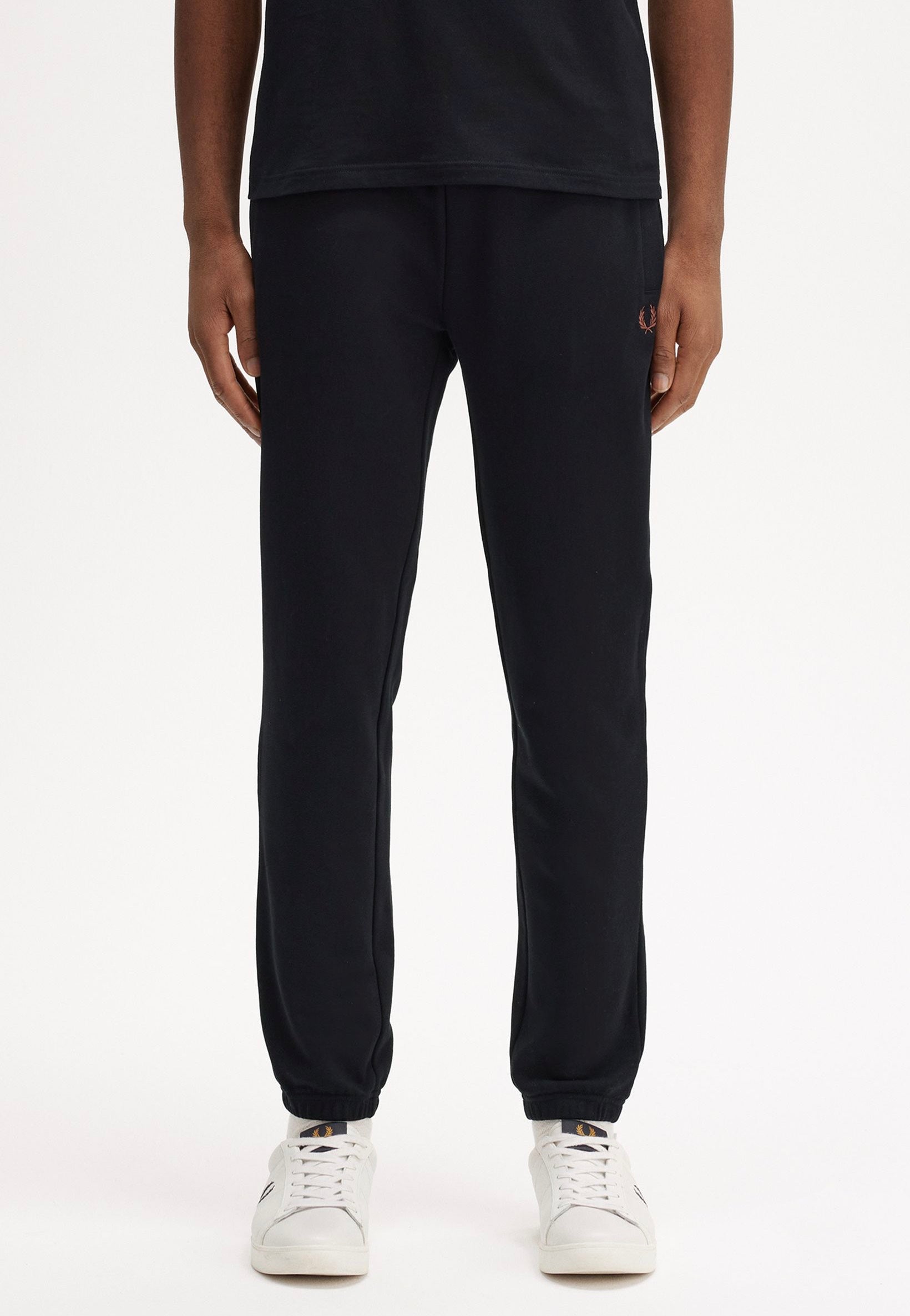 Fred Perry - Classic Black/Whisky Brown - Sweat Pants | Men-Image