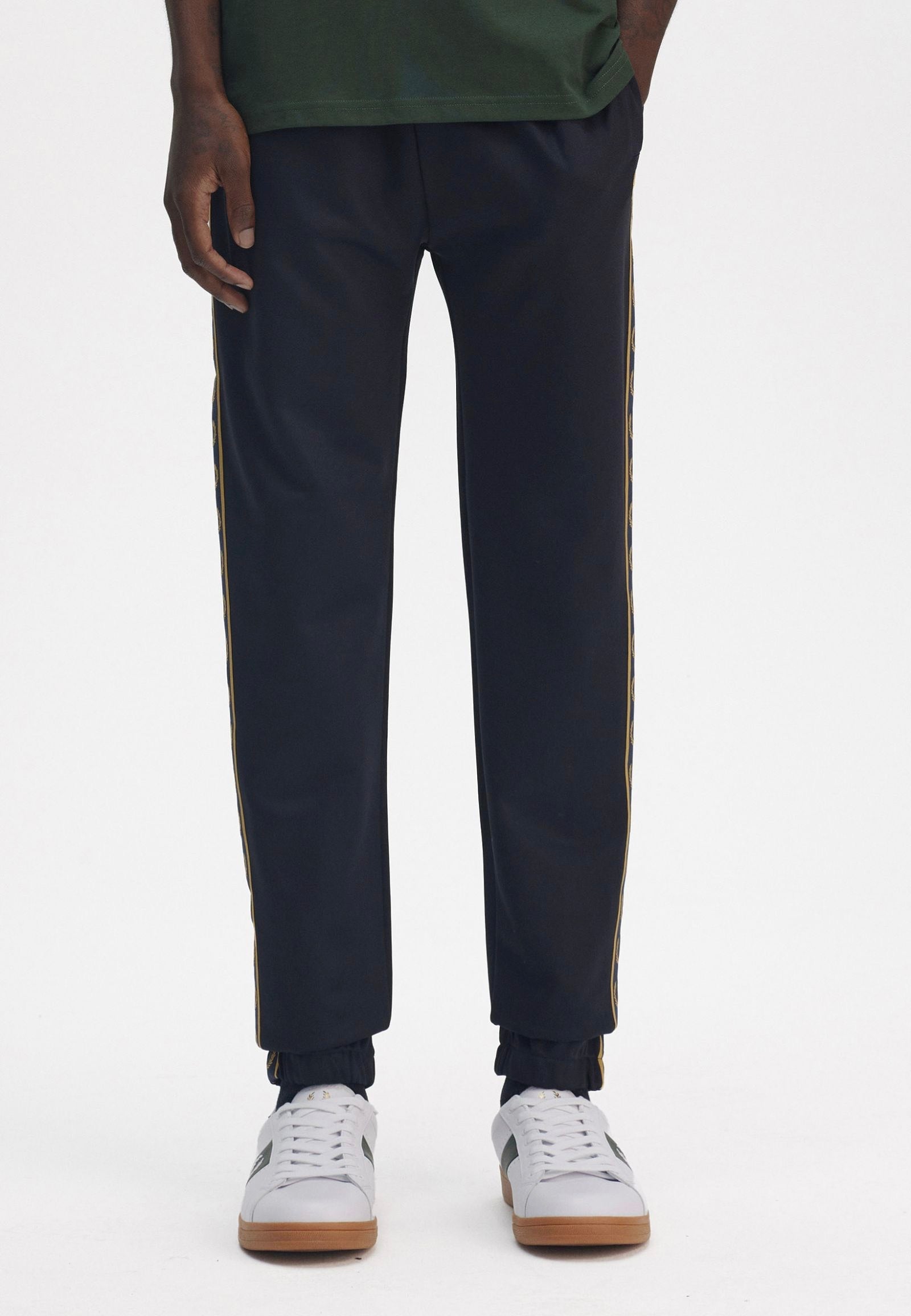 Fred Perry - Contrast Tape Track Navy/Honeycomb - Pants | Men-Image