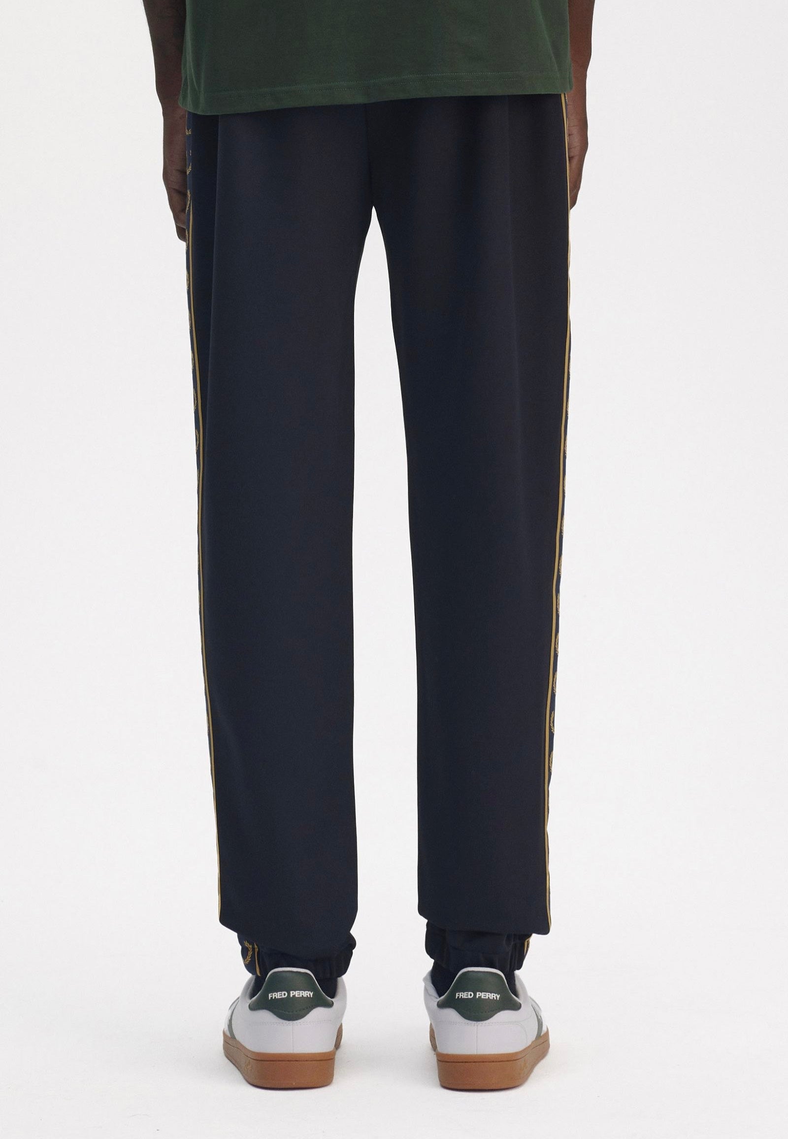 Fred Perry - Contrast Tape Track Navy/Honeycomb - Pants | Men-Image