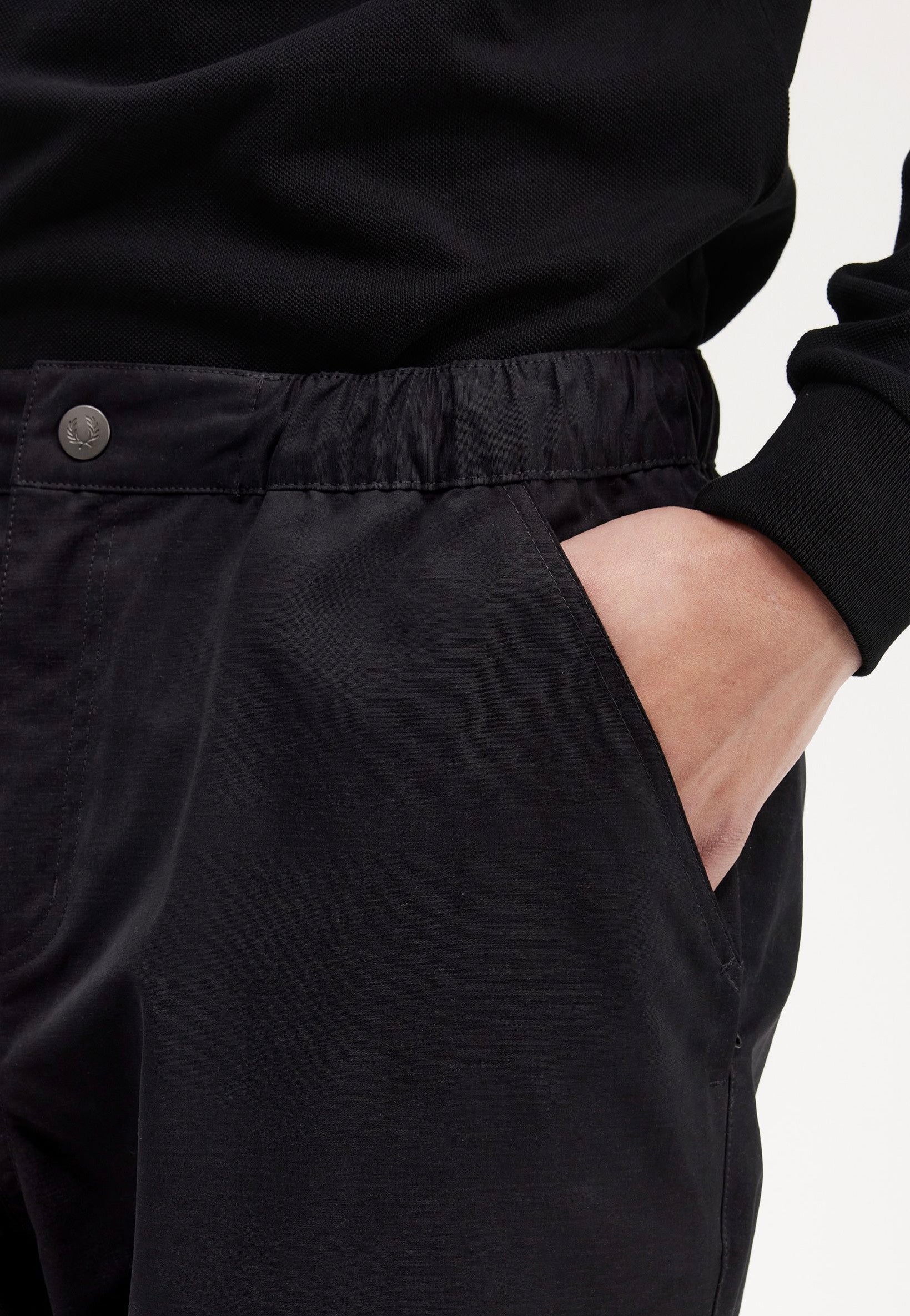 Fred Perry - Utility Black - Pants | Men-Image