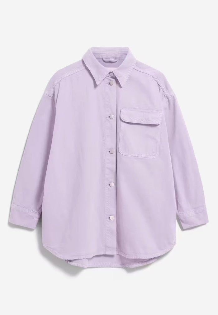 Armedangels - Taale Gmt Dye Lavender Light - Jacket | Women-Image