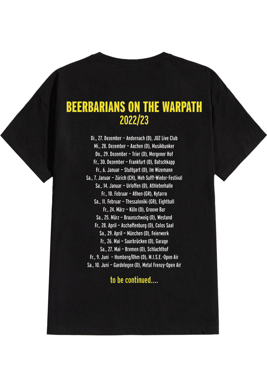 Tankard - Beerbarians Tourshirt - T-Shirt | Neutral-Image