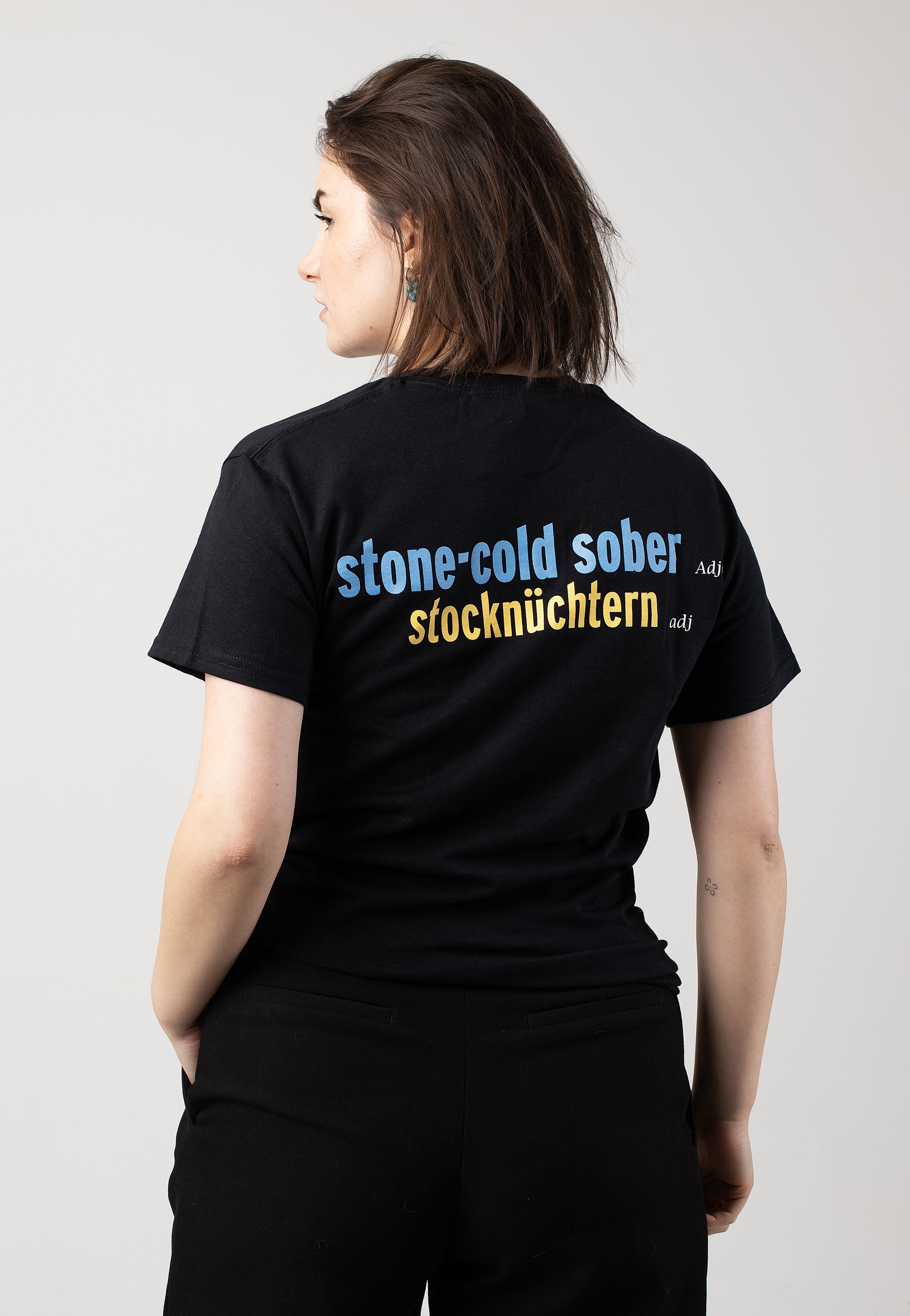 Tankard - Stone Cold Sober Black - T-Shirt | Women-Image