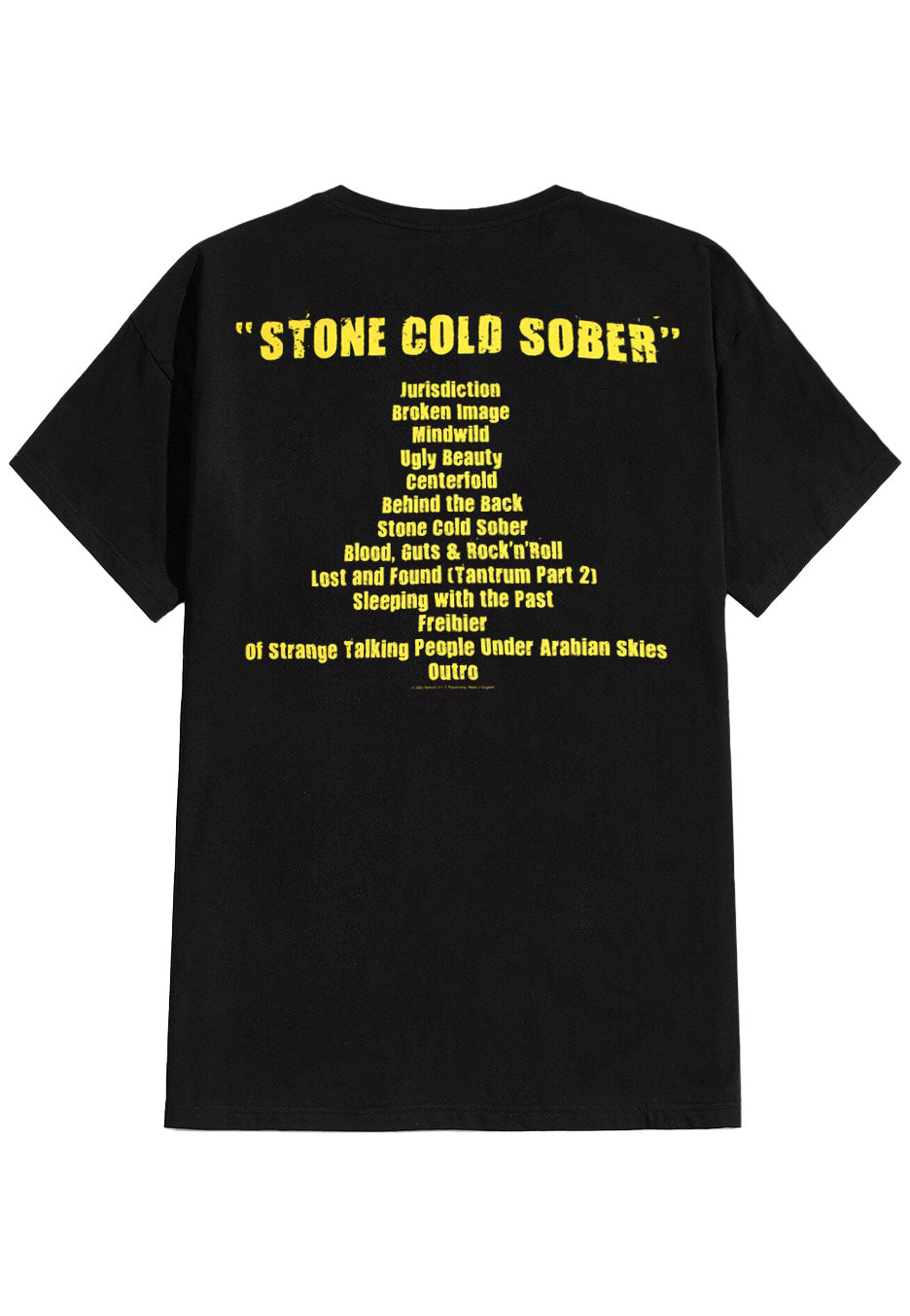 Tankard - Stone Cold Sober - T-Shirt | Neutral-Image