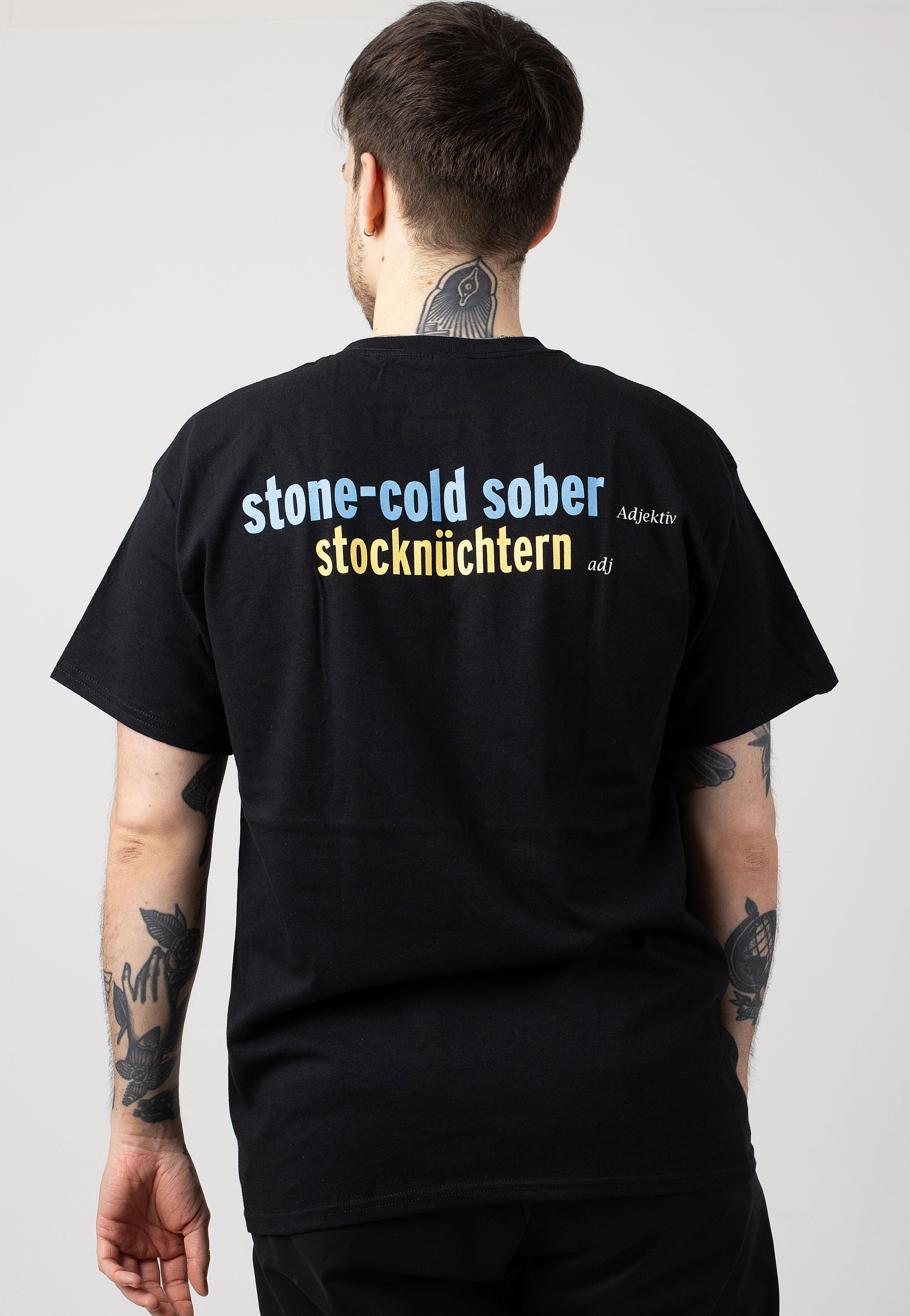 Tankard - Stone Cold Sober Black - T-Shirt | Men-Image