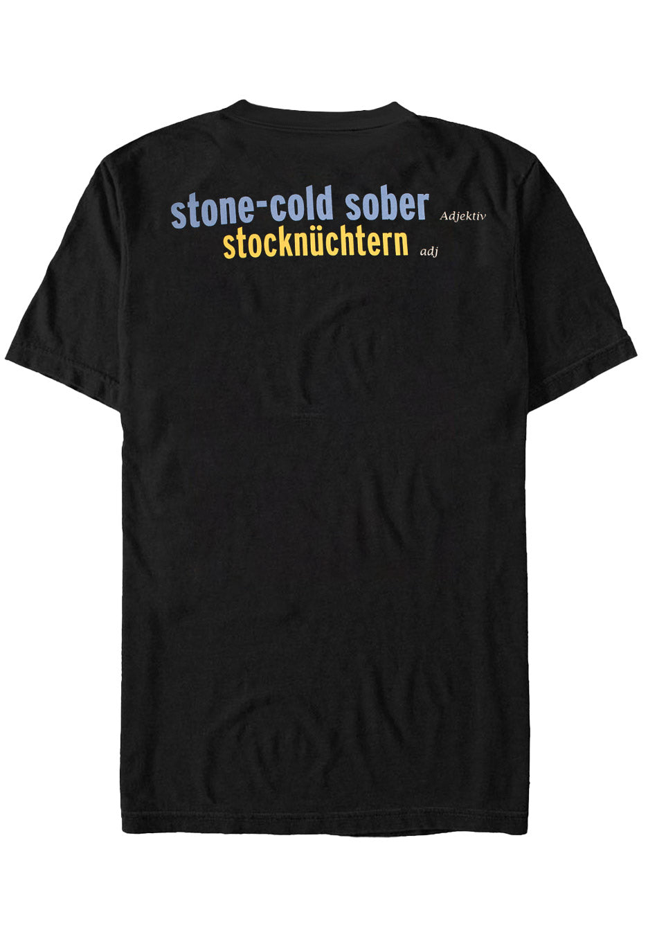 Tankard - Stone Cold Sober Black - T-Shirt | Neutral-Image