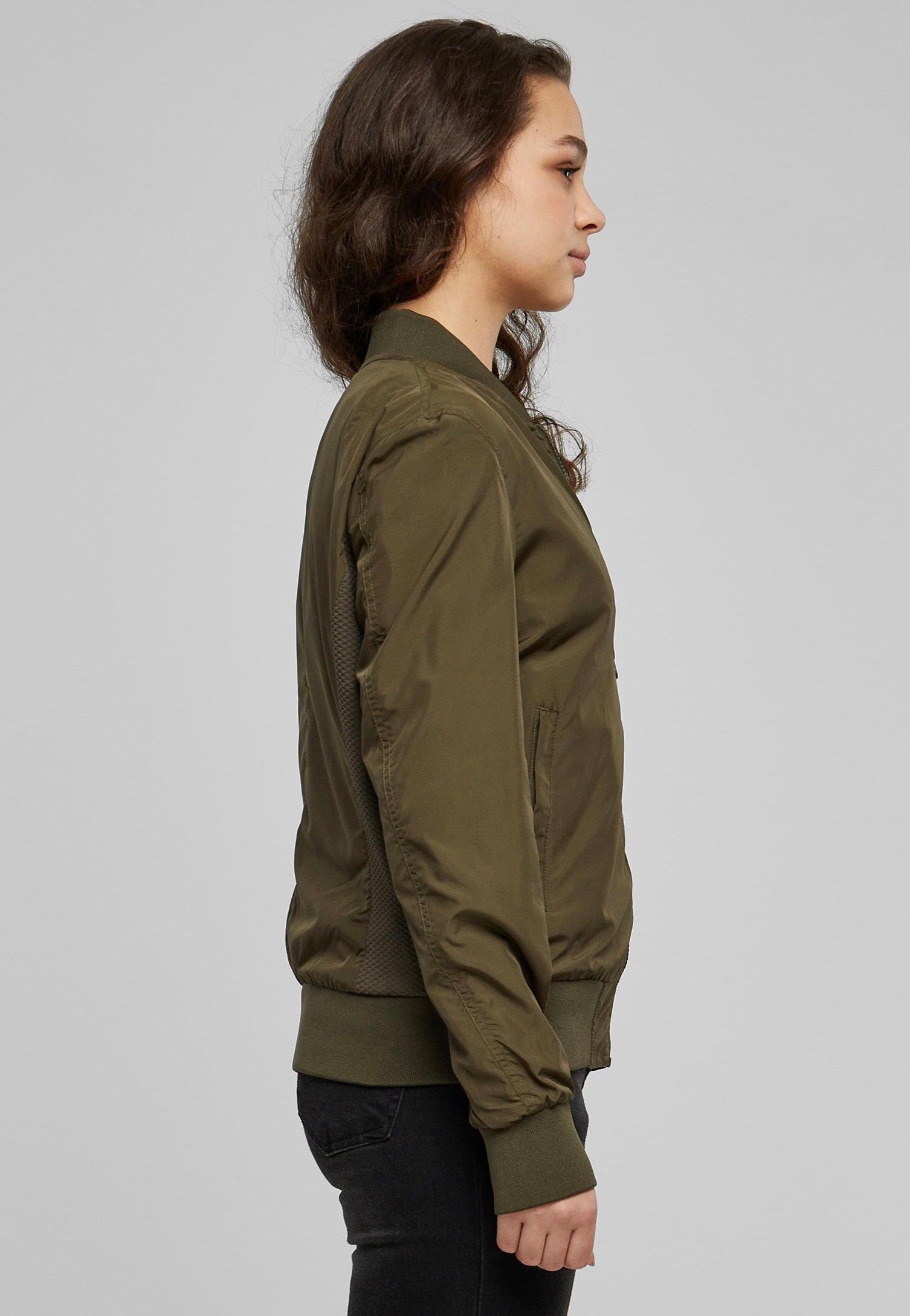 Urban Classics - Ladies Light Bomber Darkolive - Jacket | Women-Image