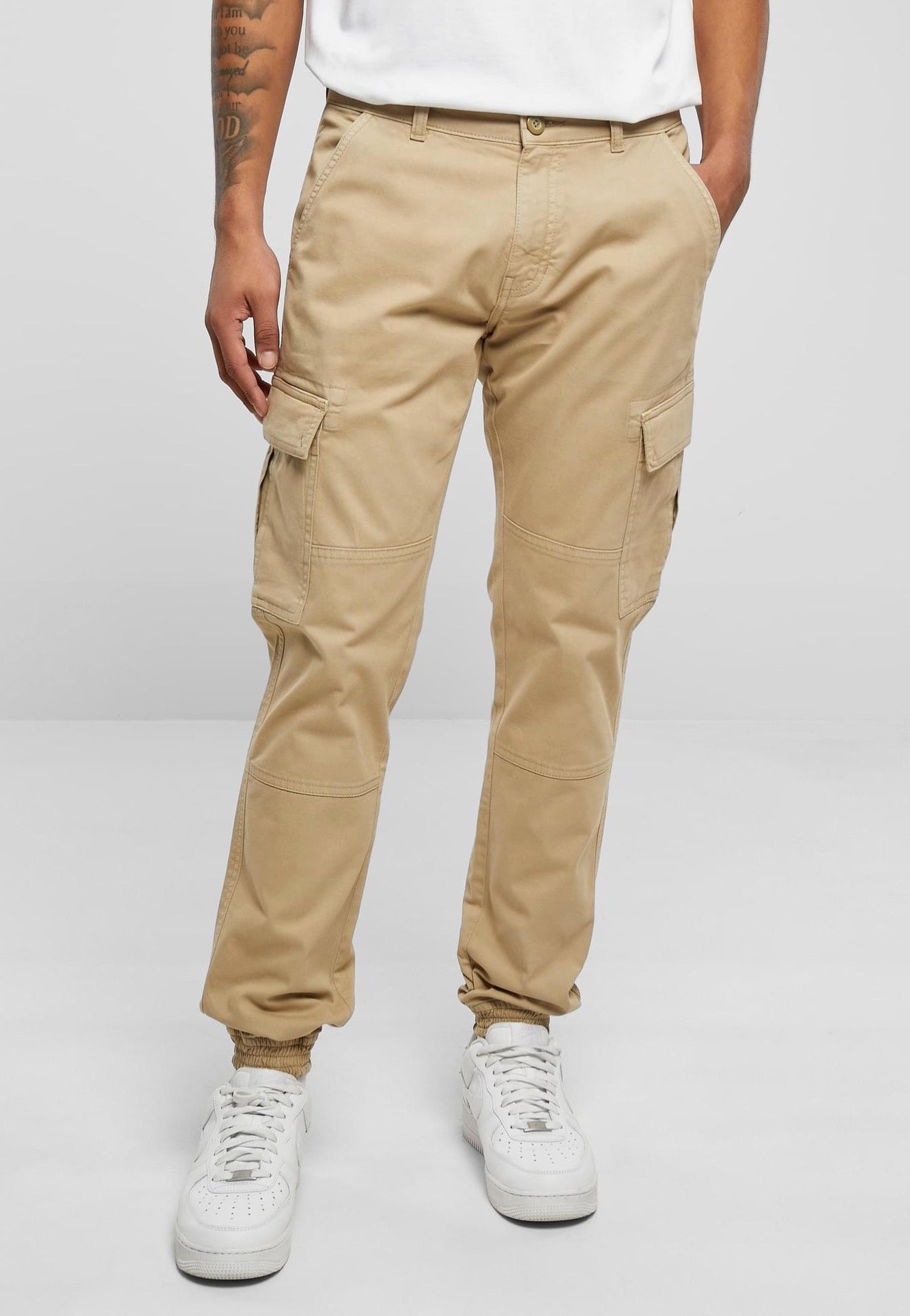 Urban Classics - Washed Cargo Twill Unionbeige - Pants | Men-Image