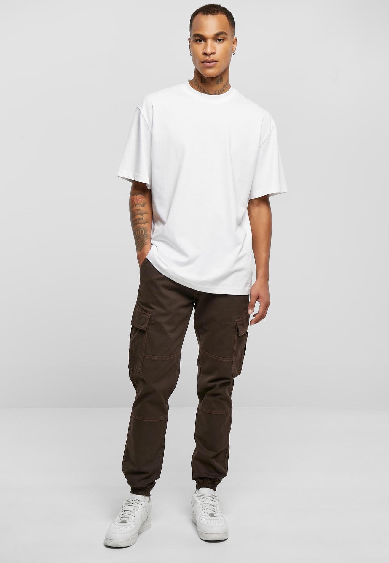 Urban Classics - Washed Cargo Twill Brown - Pants | Men-Image