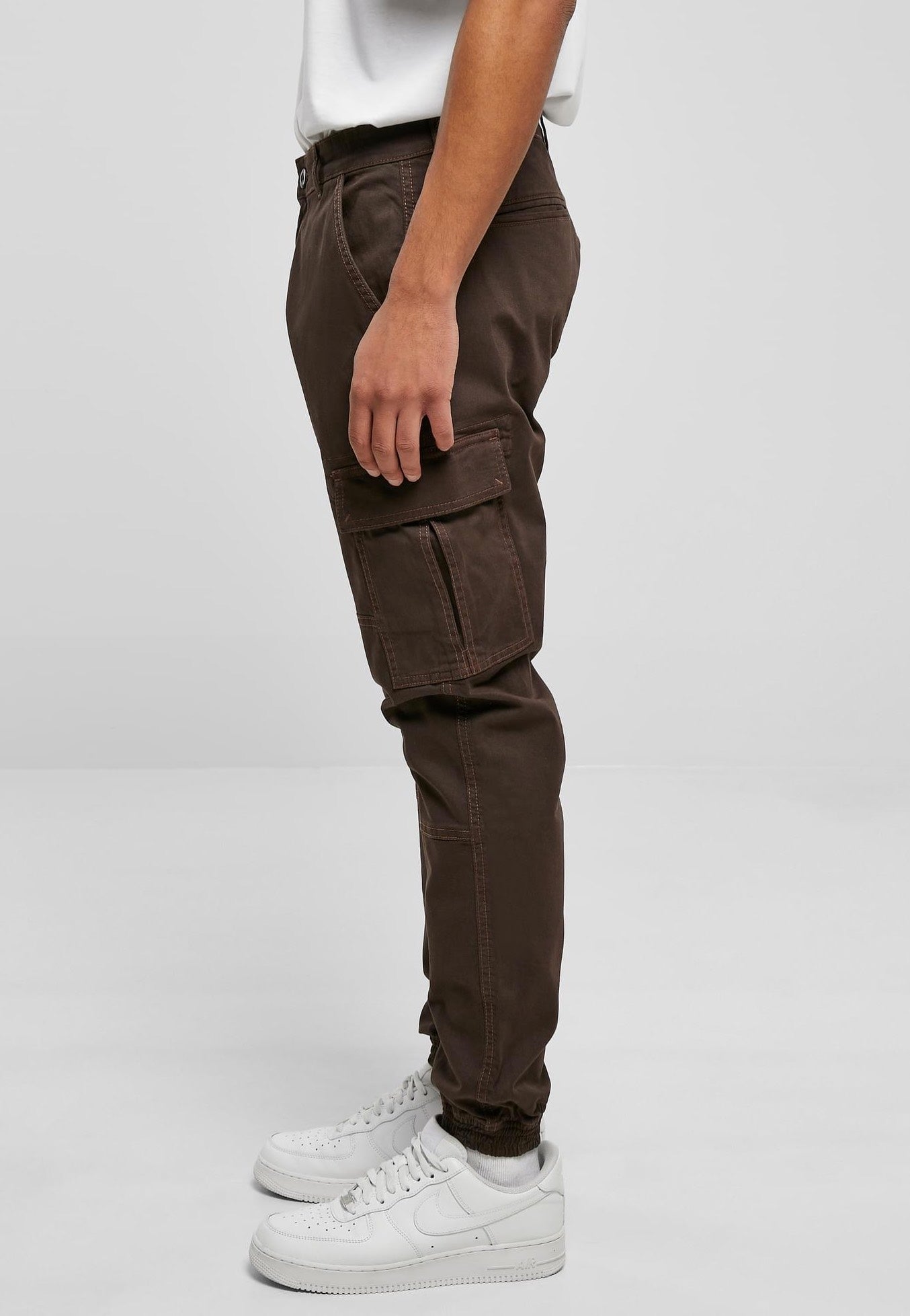 Urban Classics - Washed Cargo Twill Brown - Pants | Men-Image