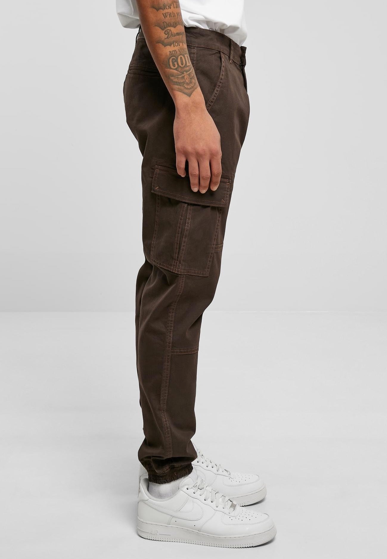 Urban Classics - Washed Cargo Twill Brown - Pants | Men-Image