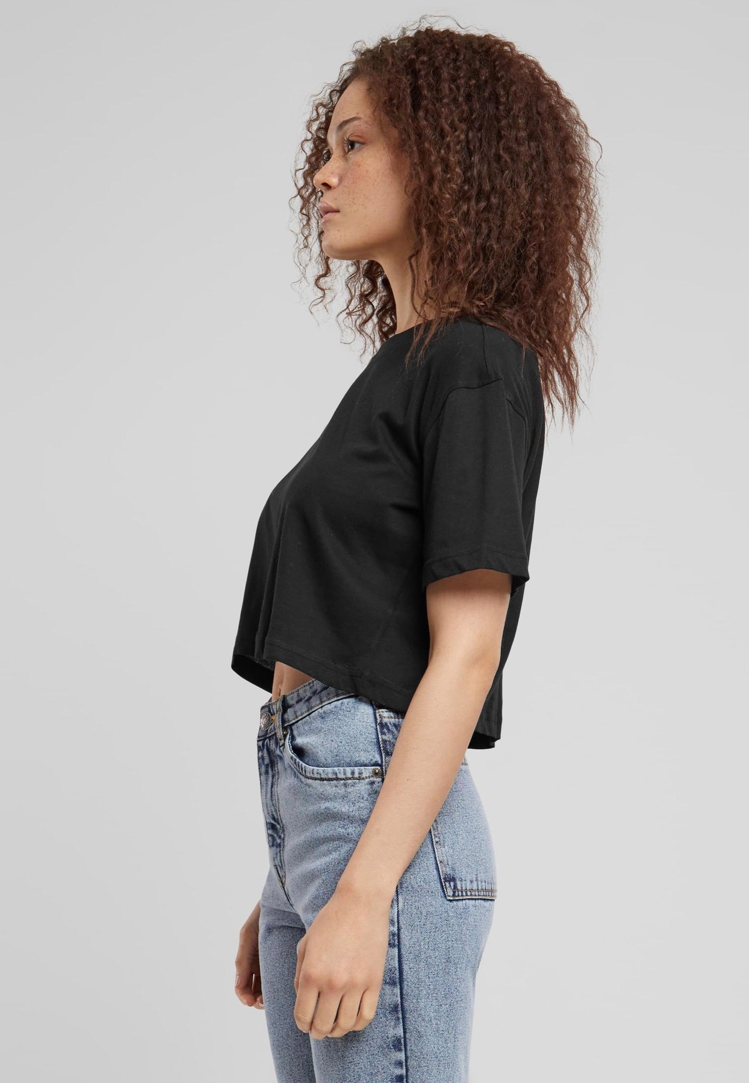 Urban Classics - Short Oversized Black - Top | Women-Image